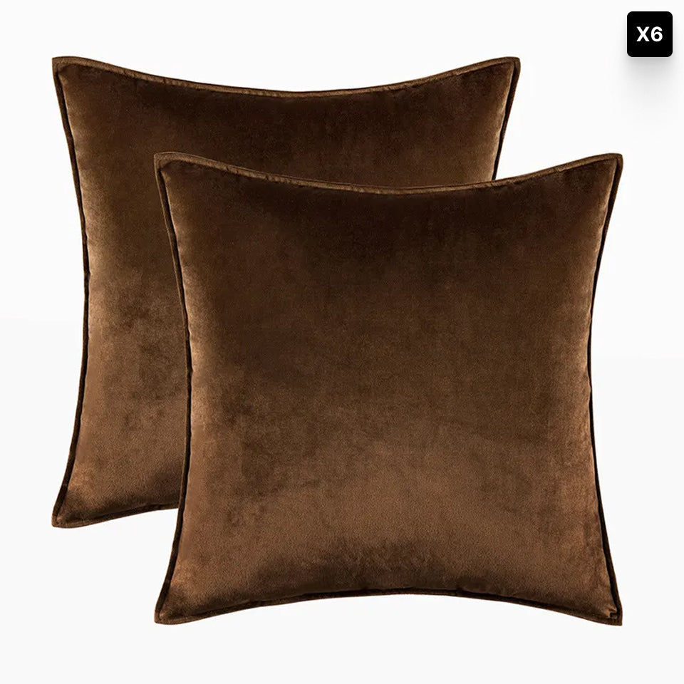Bela Velvet Cushion Cover | Soft Fabric, Hidden Zipper