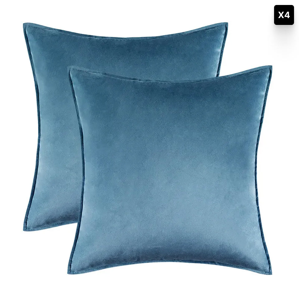 Bela Velvet Cushion Cover | Soft Fabric, Hidden Zipper