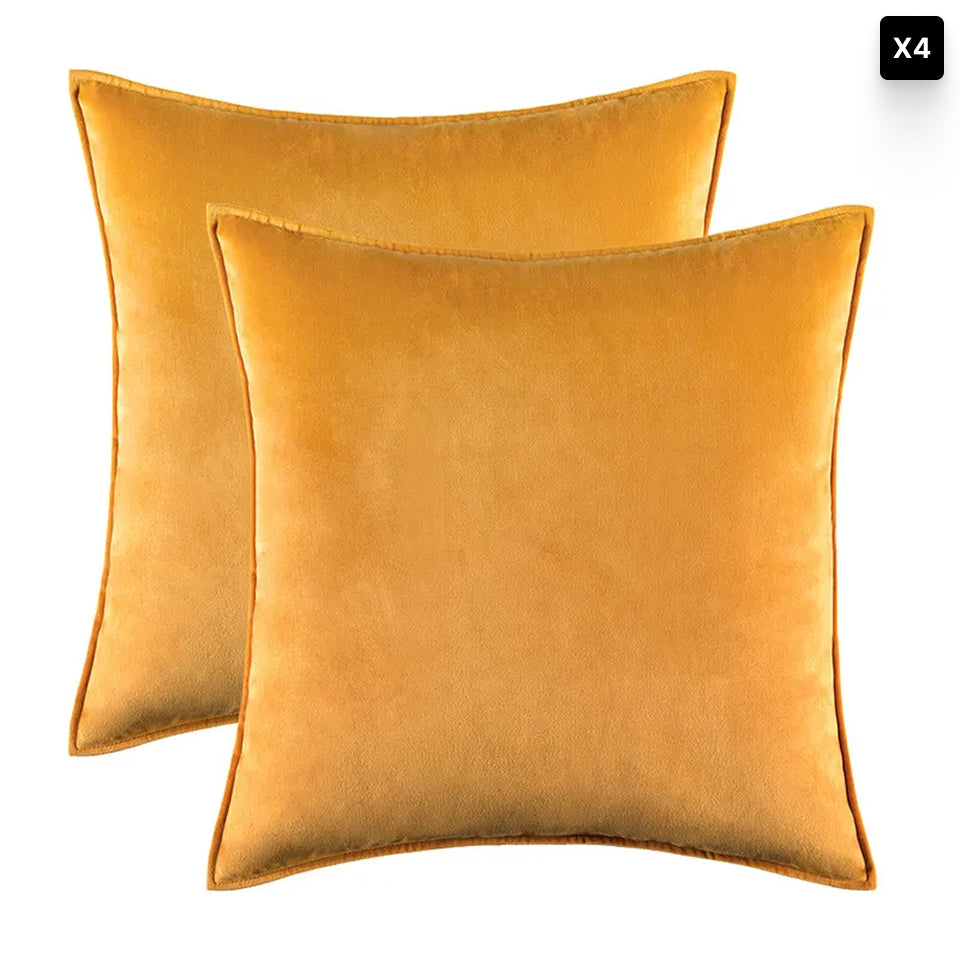 Bela Velvet Cushion Cover | Soft Fabric, Hidden Zipper