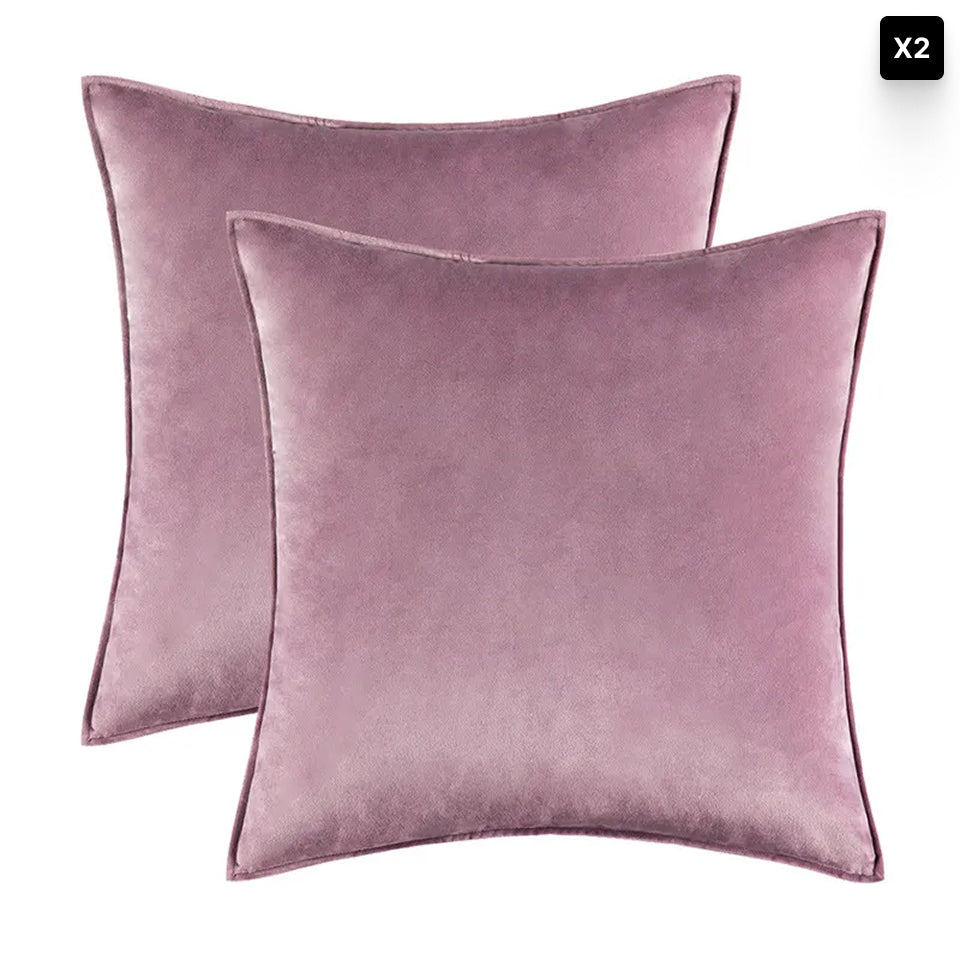 Bela Velvet Cushion Cover | Soft Fabric, Hidden Zipper