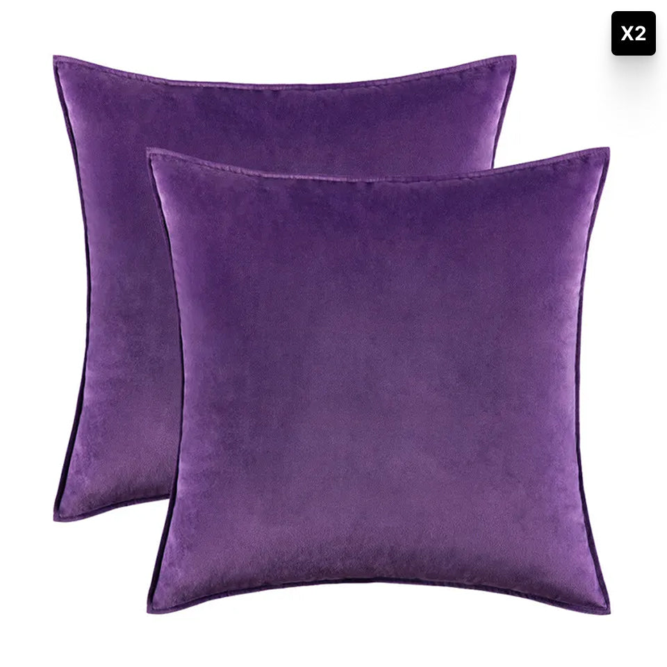 Bela Velvet Cushion Cover | Soft Fabric, Hidden Zipper