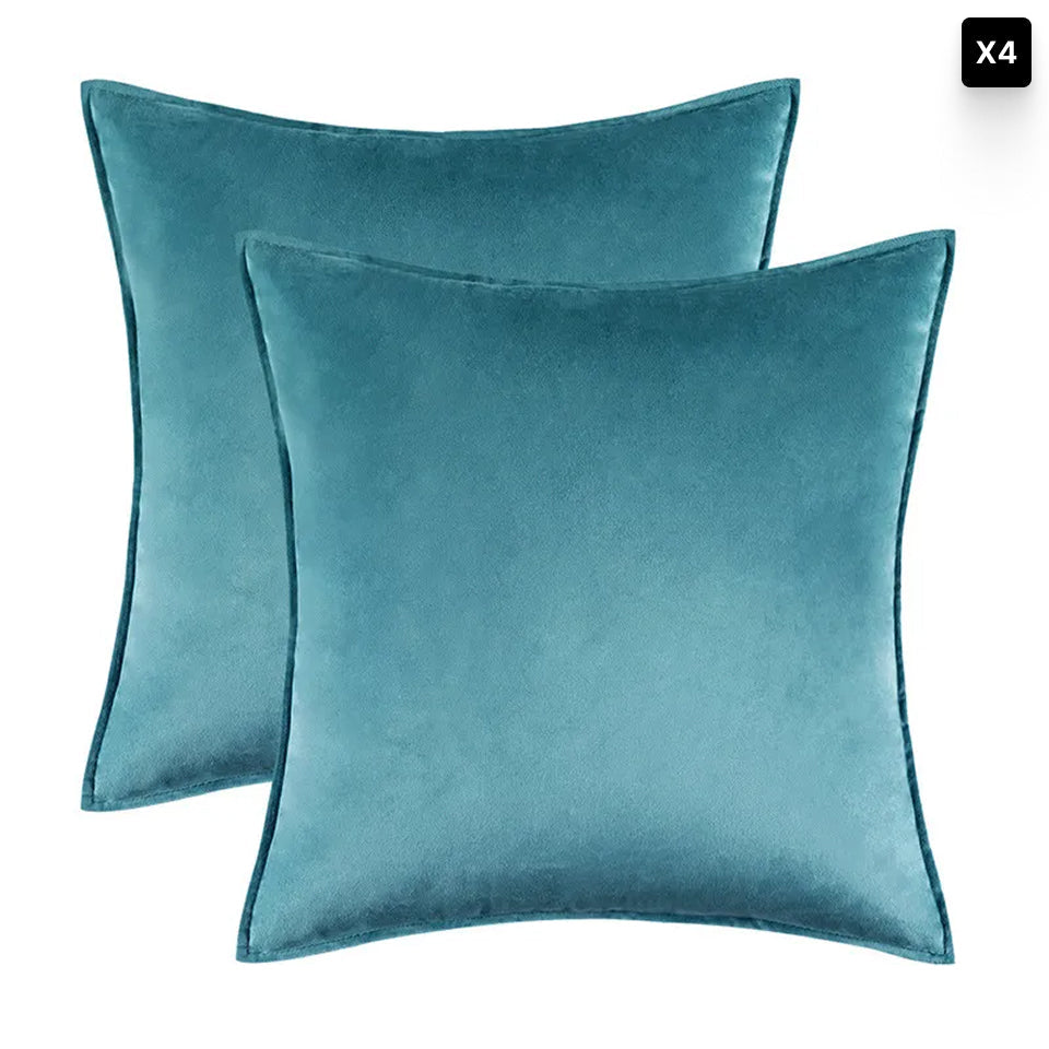 Bela Velvet Cushion Cover | Soft Fabric, Hidden Zipper