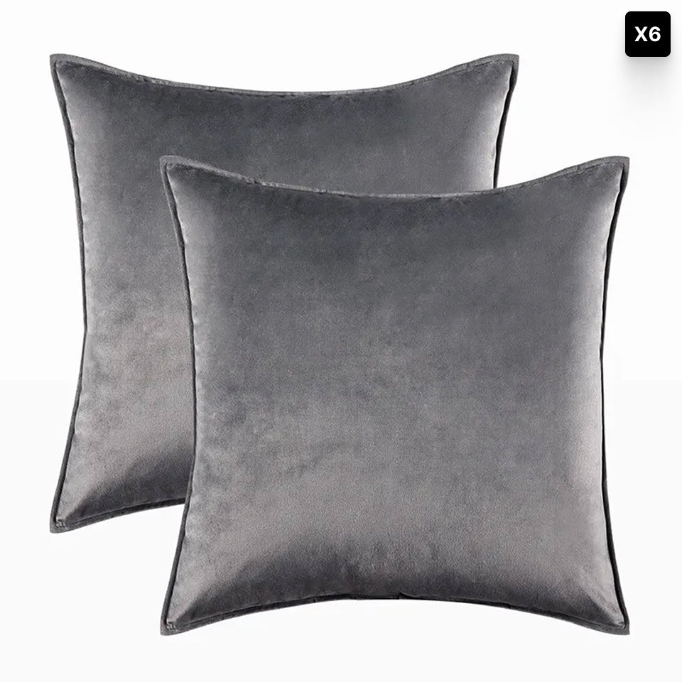 Bela Velvet Cushion Cover | Soft Fabric, Hidden Zipper