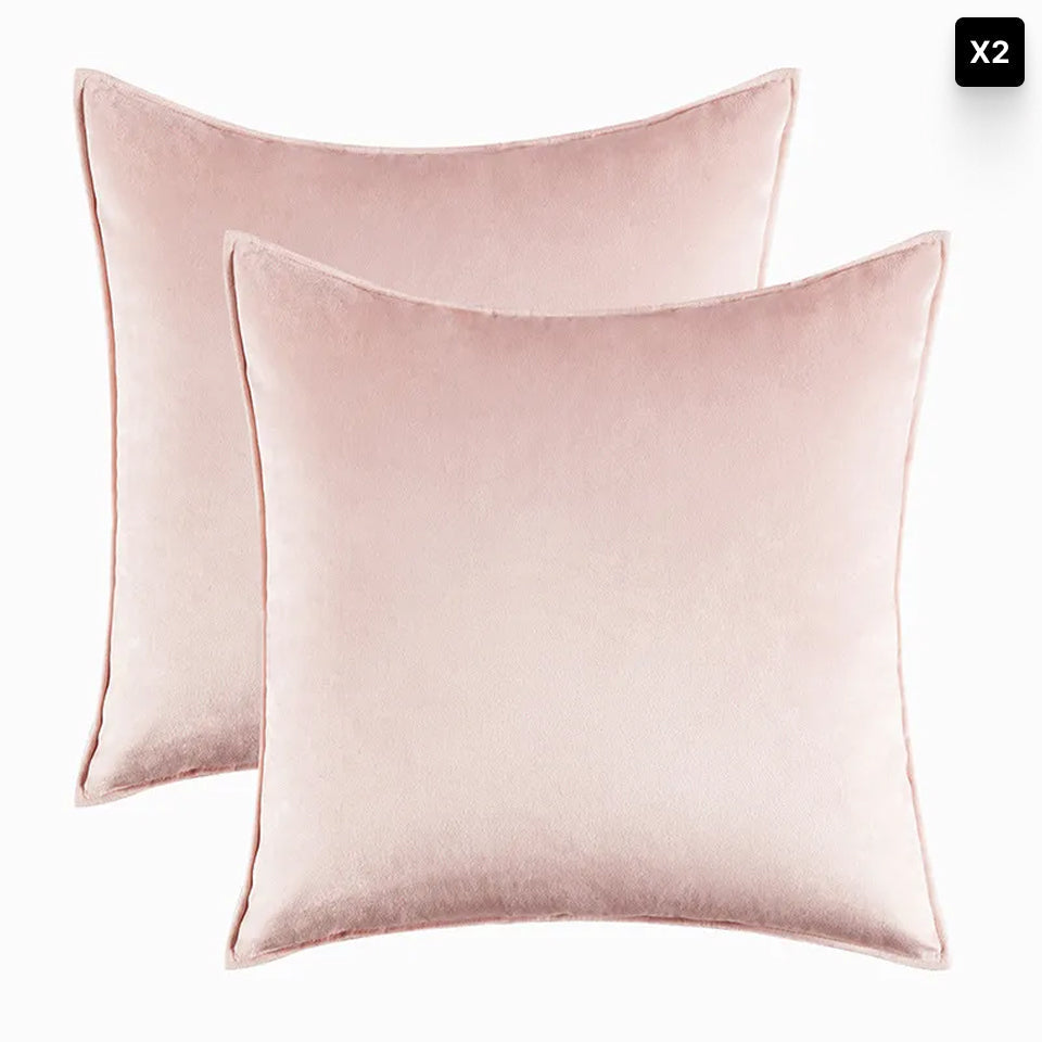 Bela Velvet Cushion Cover | Soft Fabric, Hidden Zipper