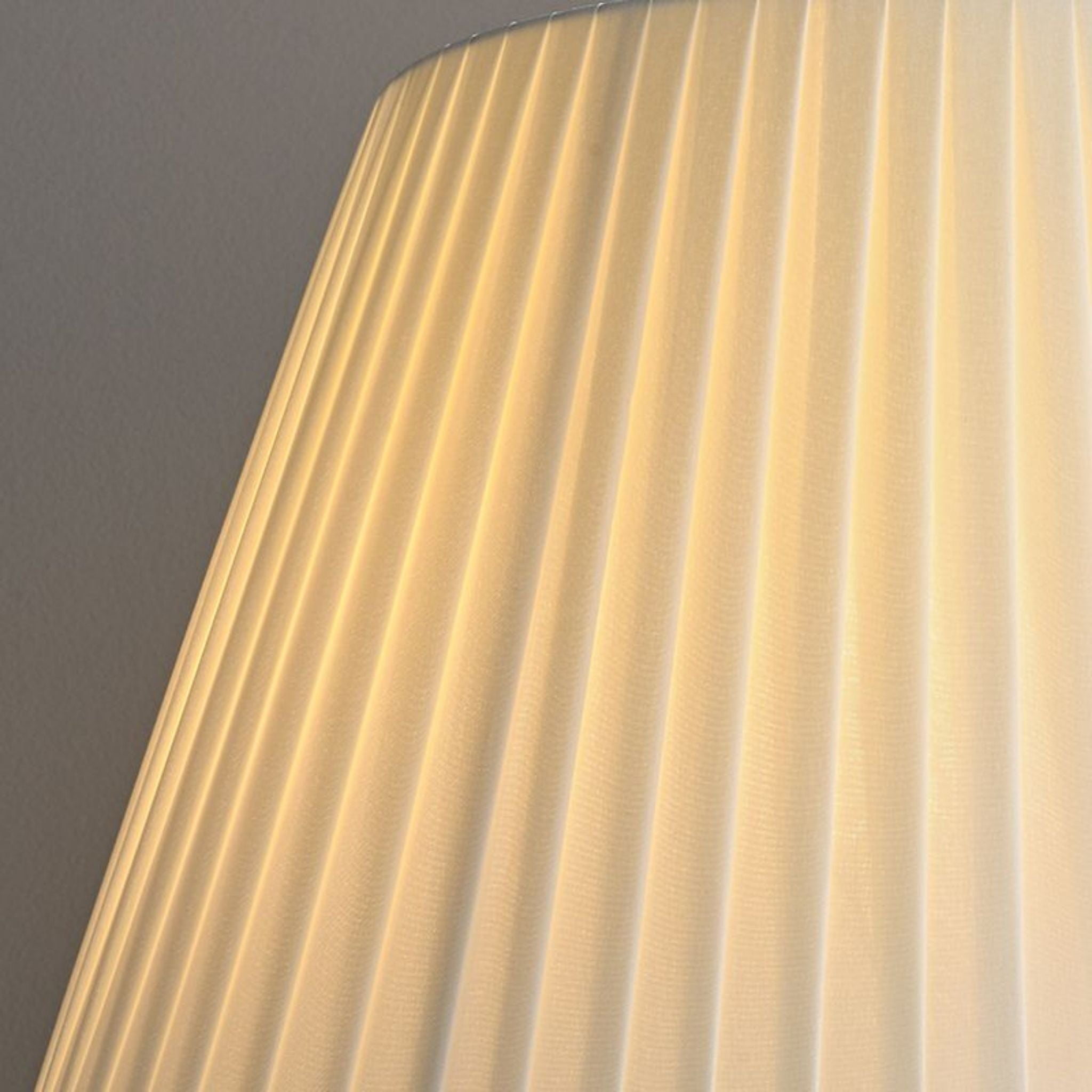 Astra Table Lamp | Dark Brown Ribbed Base, Pleated Shade
