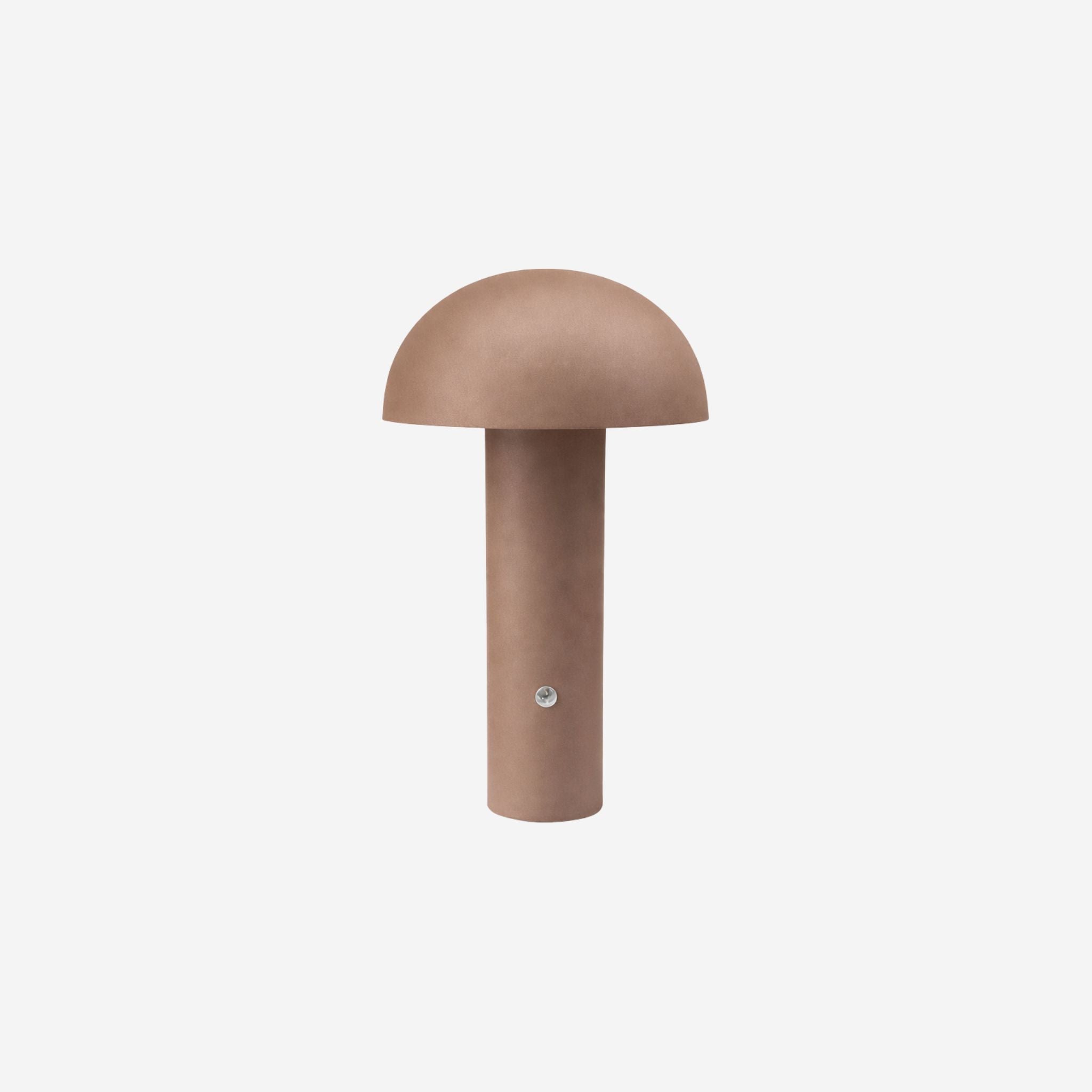 Bela Portable Table Lamp | Wireless & Rechargeable, Brown 25 cm