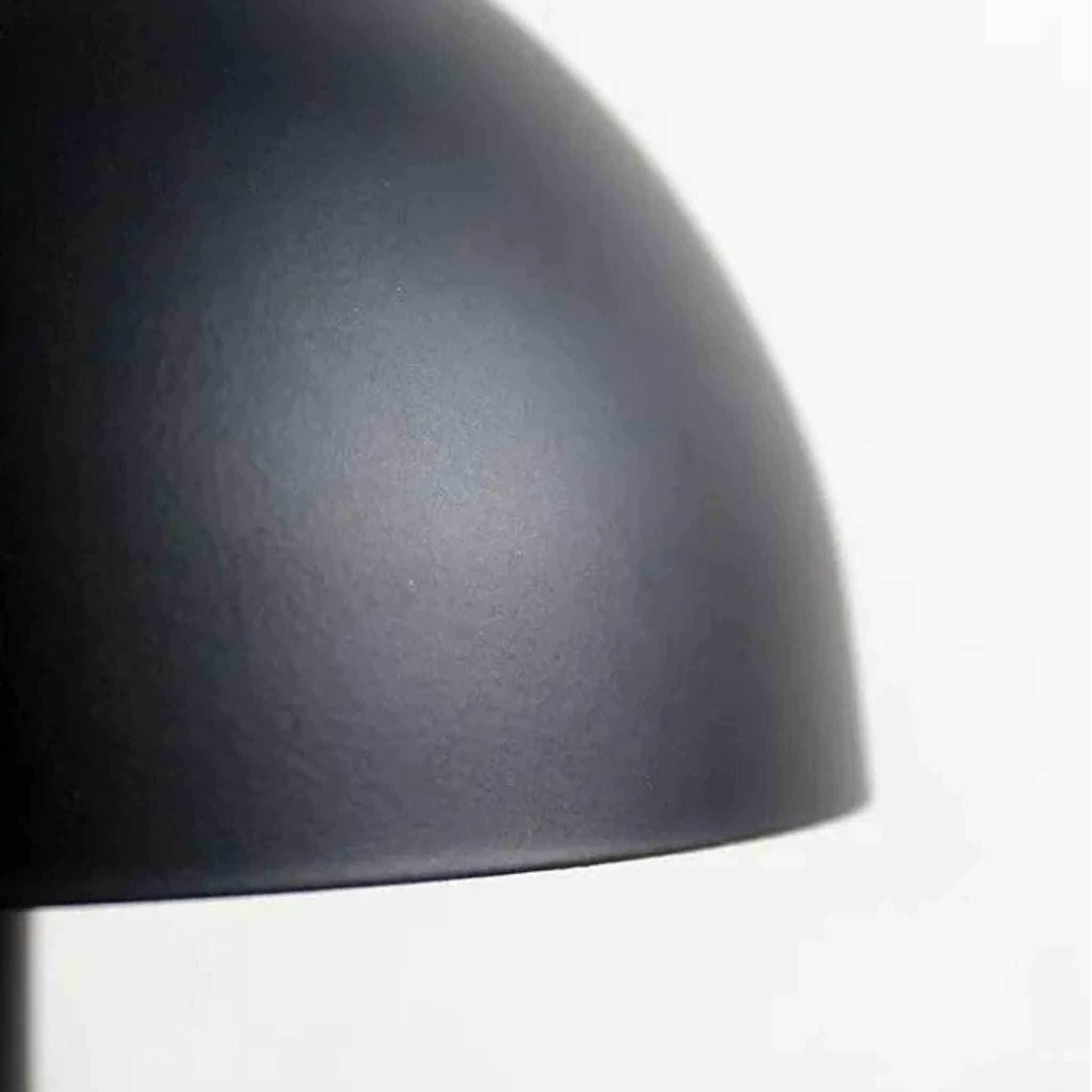 Elysium Table Lamp | Black Metal, Mushroom-Shaped Design