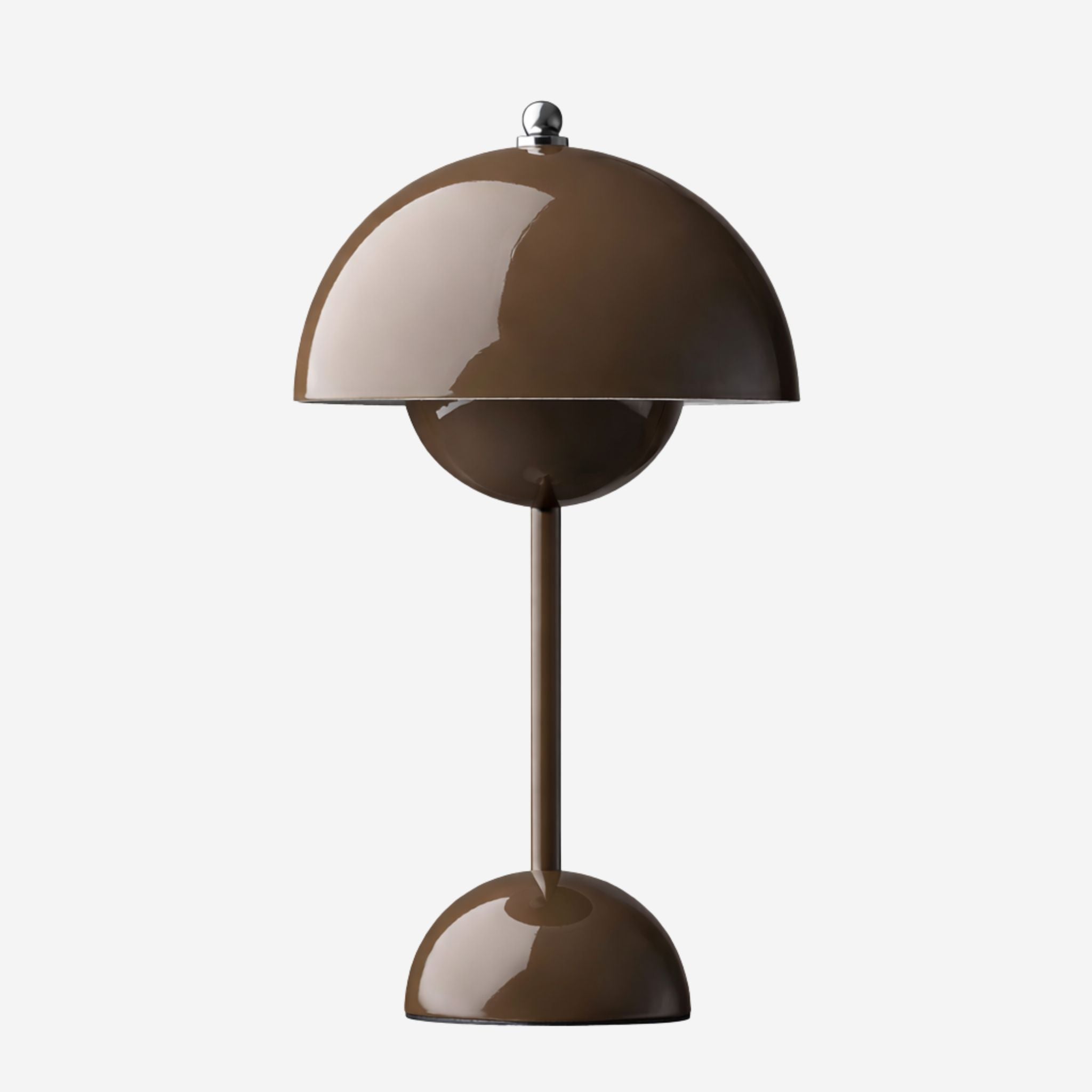 Bela Portable Table Lamp | Wireless, Brown 30 cm