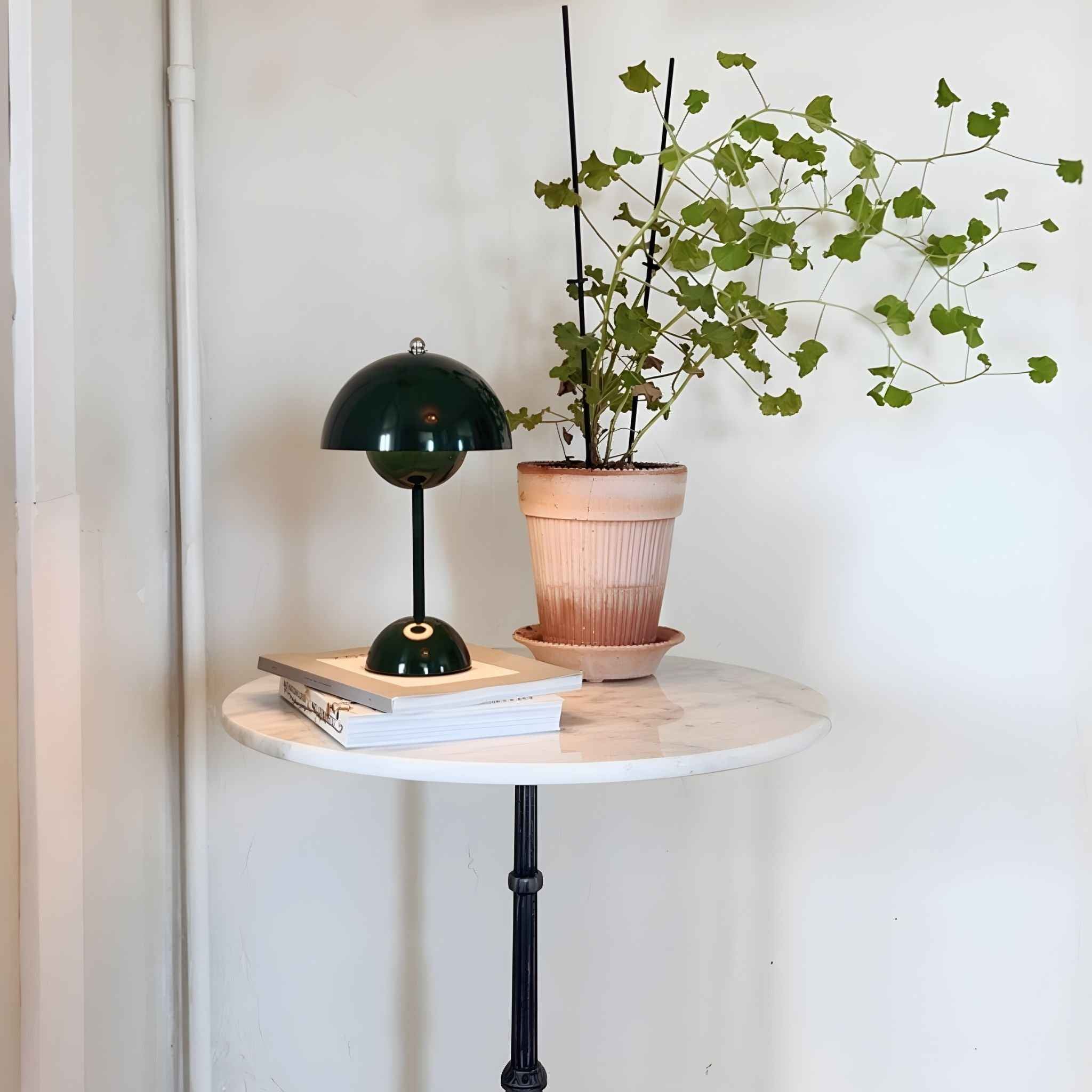Bello Portable Table Lamp | Green, Wireless & Rechargeable