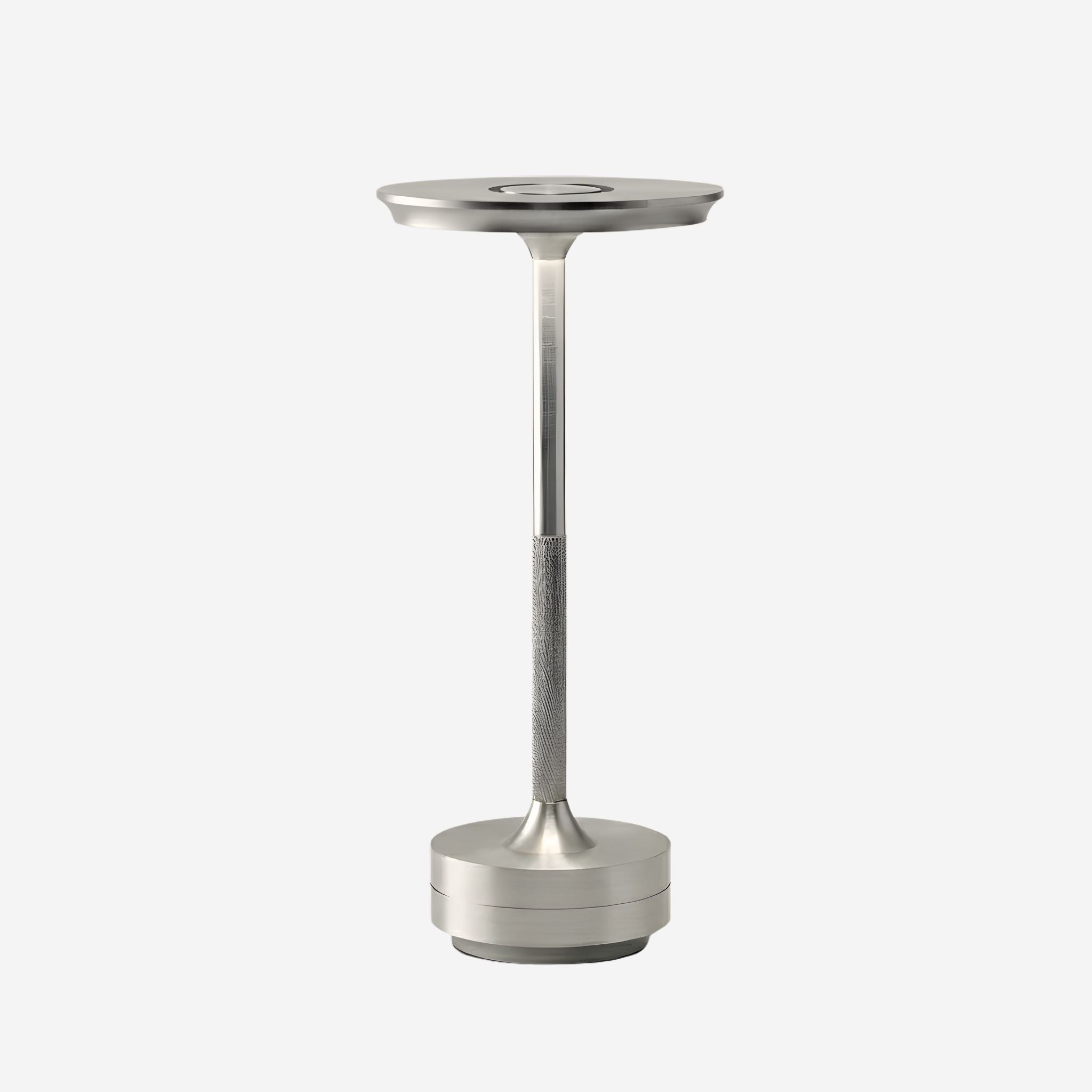 Brix Portable Table Lamp | Chrome, Wireless & Rechargeable