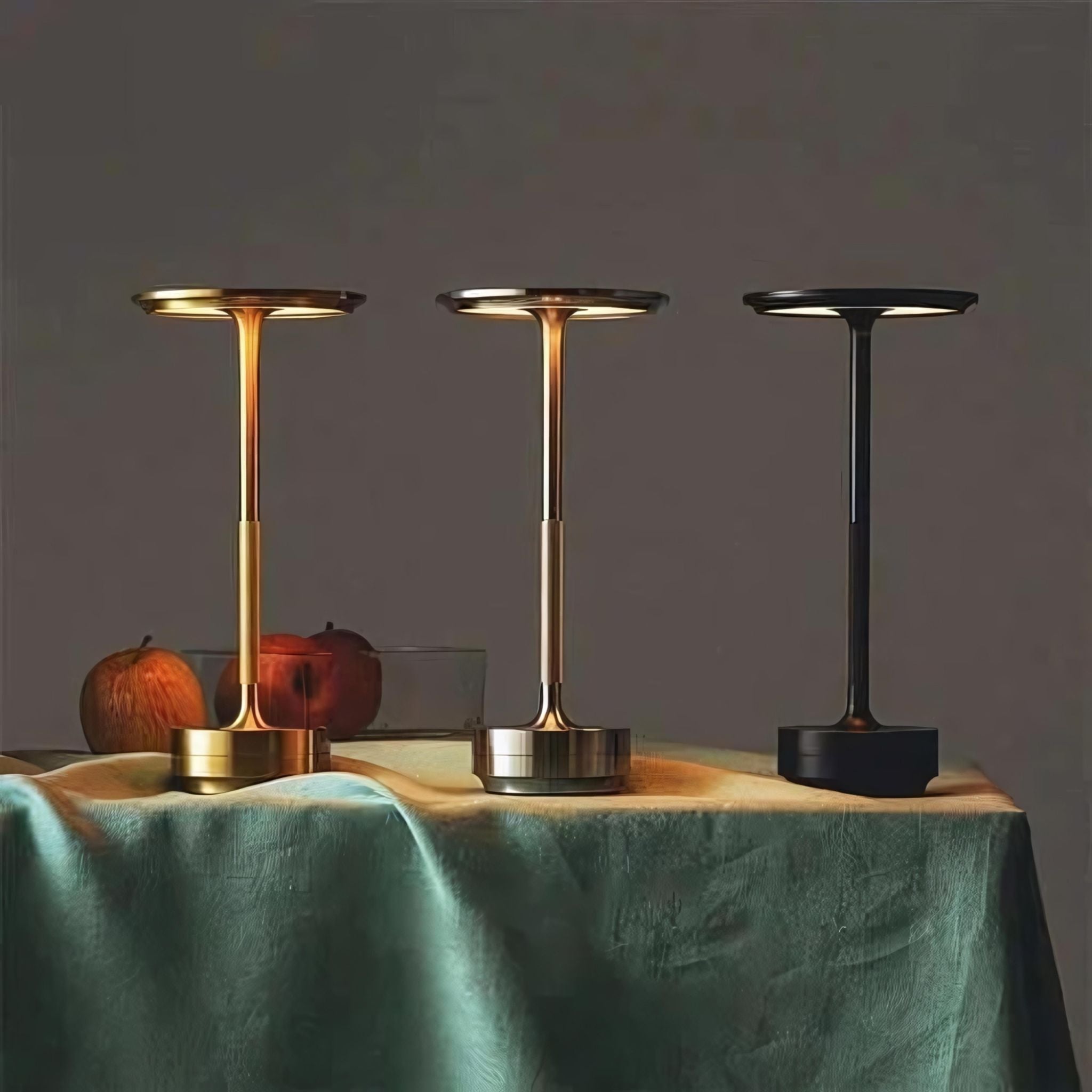 Brix Portable Table Lamp | Wireless & Rechargeable Iron Design