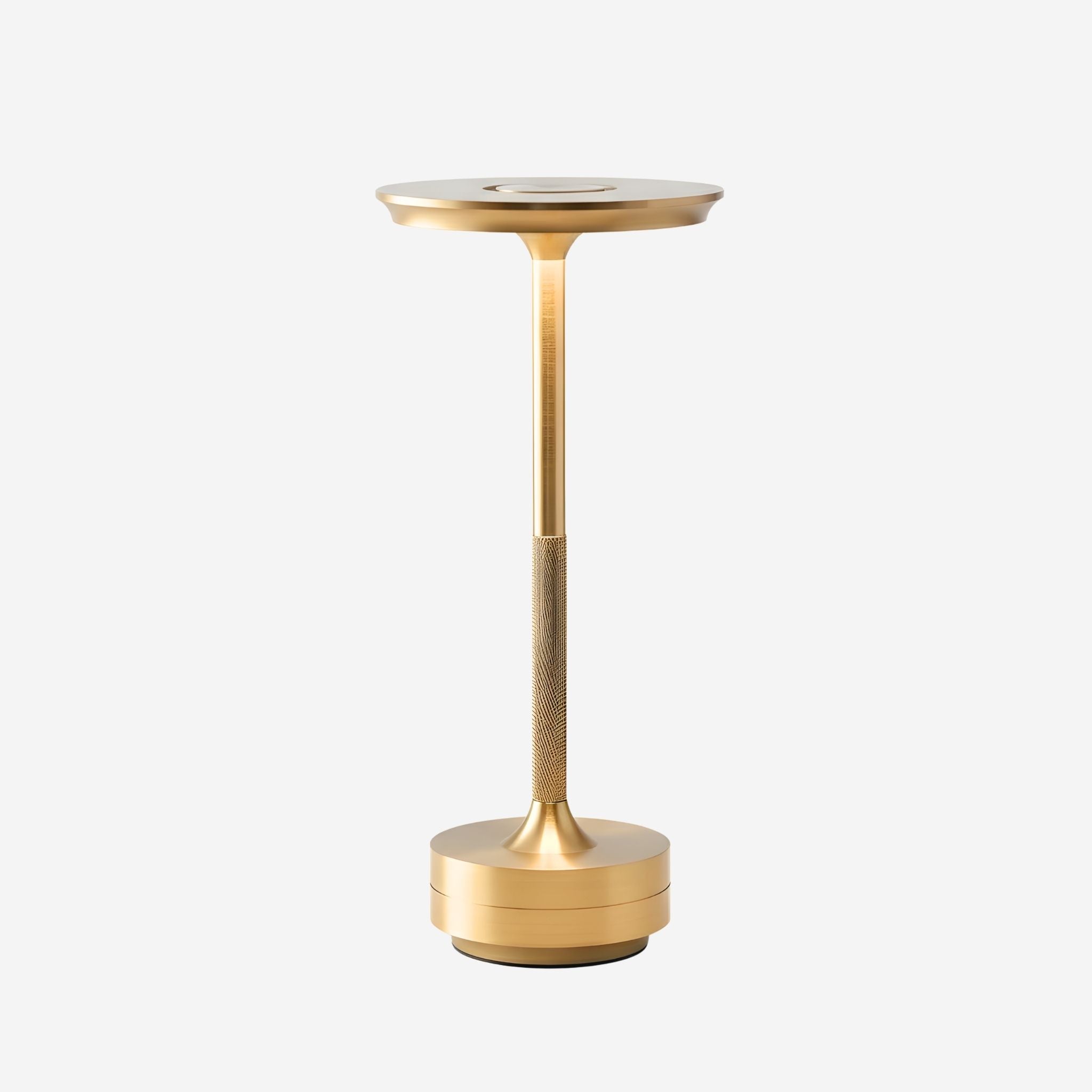 Brix Portable Table Lamp | Brass Finish, Wireless & Rechargeable