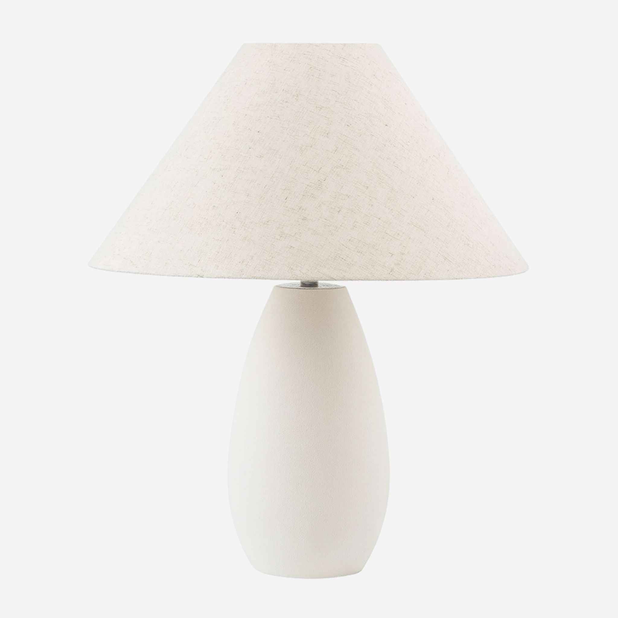 Elysia Table Lamp | Classic Ceramic Design, Warm Beige Shade