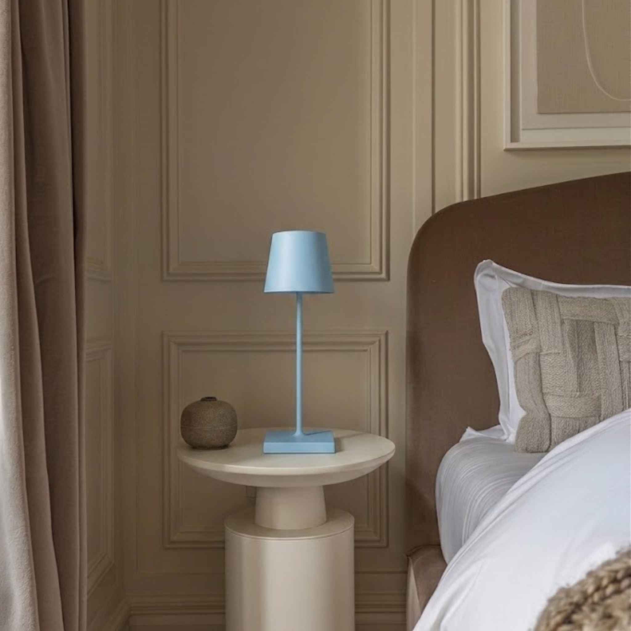 Blaire Portable Table Lamp | Wireless, Light Blue 38 cm