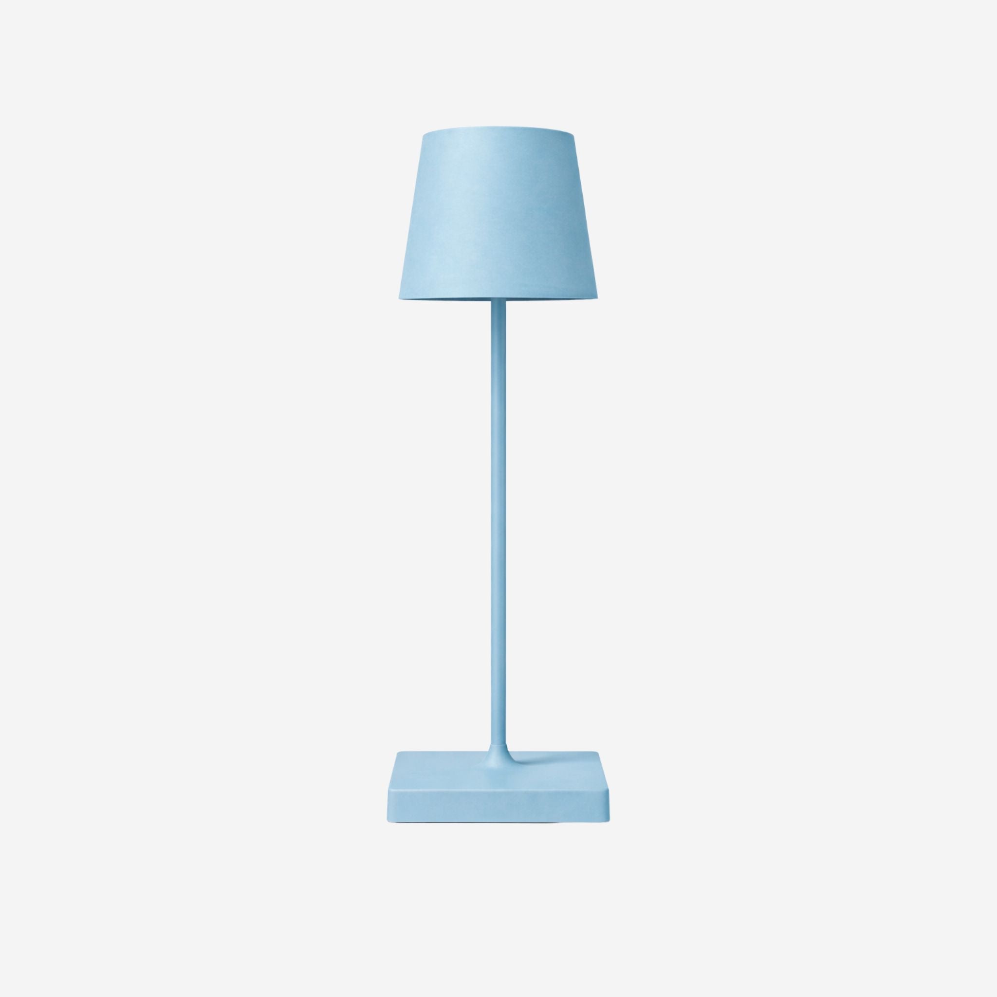 Lumi Portable Table Lamp | Wireless, Light Blue 38 cm
