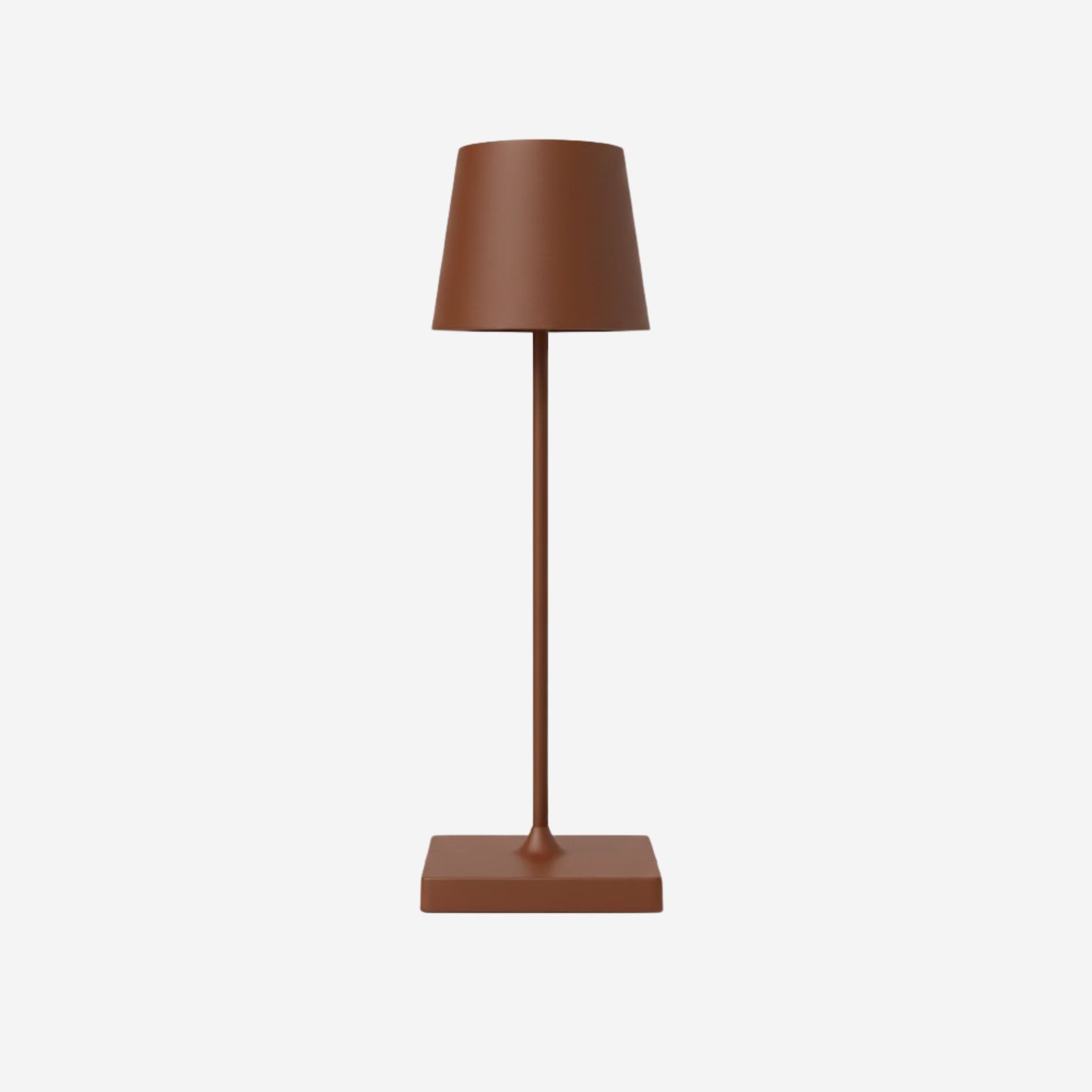 Bello Portable Table Lamp | Wireless & Rechargeable, Brown 38 cm