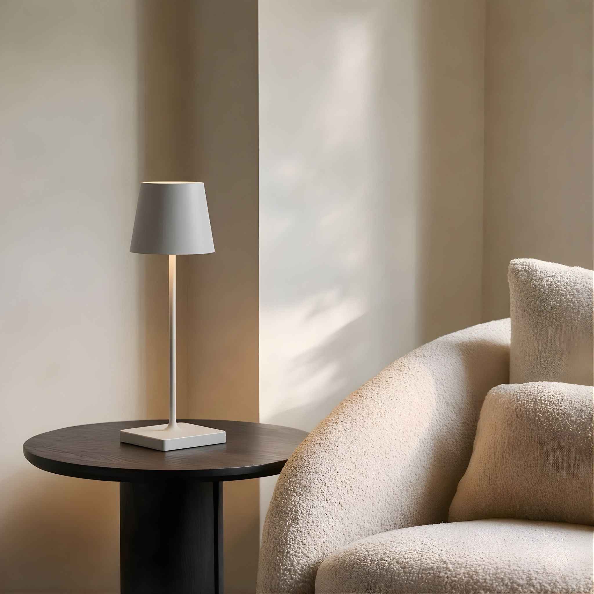 Oslo Portable Lamp | Wireless & Rechargeable, Gray 38 cm