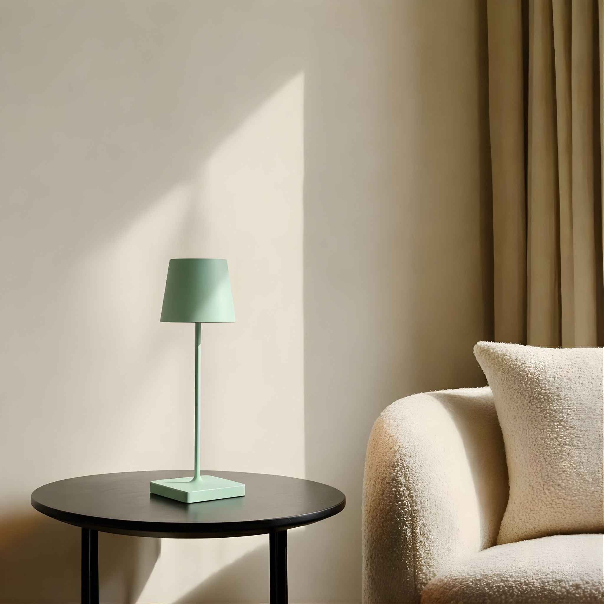 Bela Portable Table Lamp | Wireless, Green 38 cm