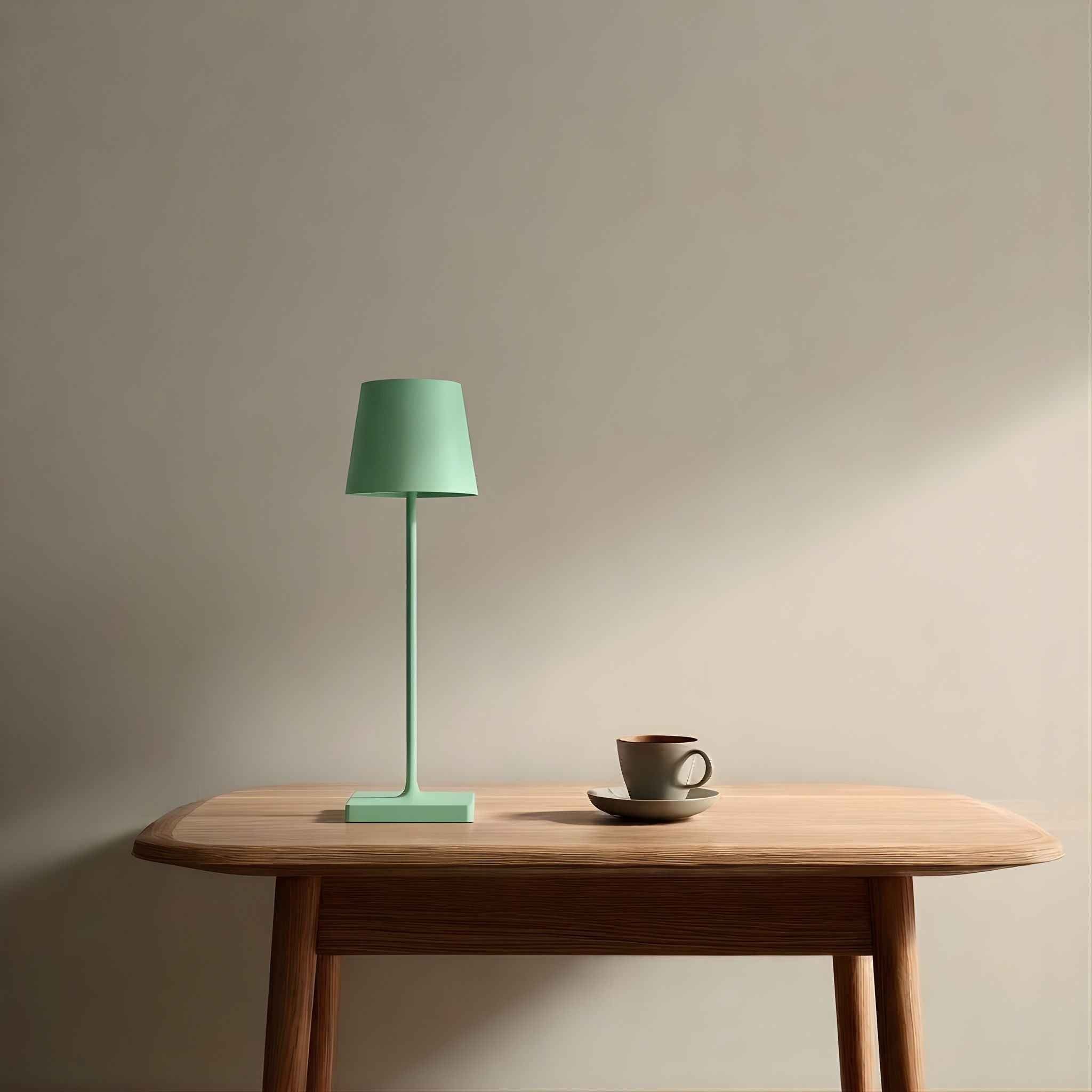 Bela Portable Table Lamp | Wireless, Green 38 cm