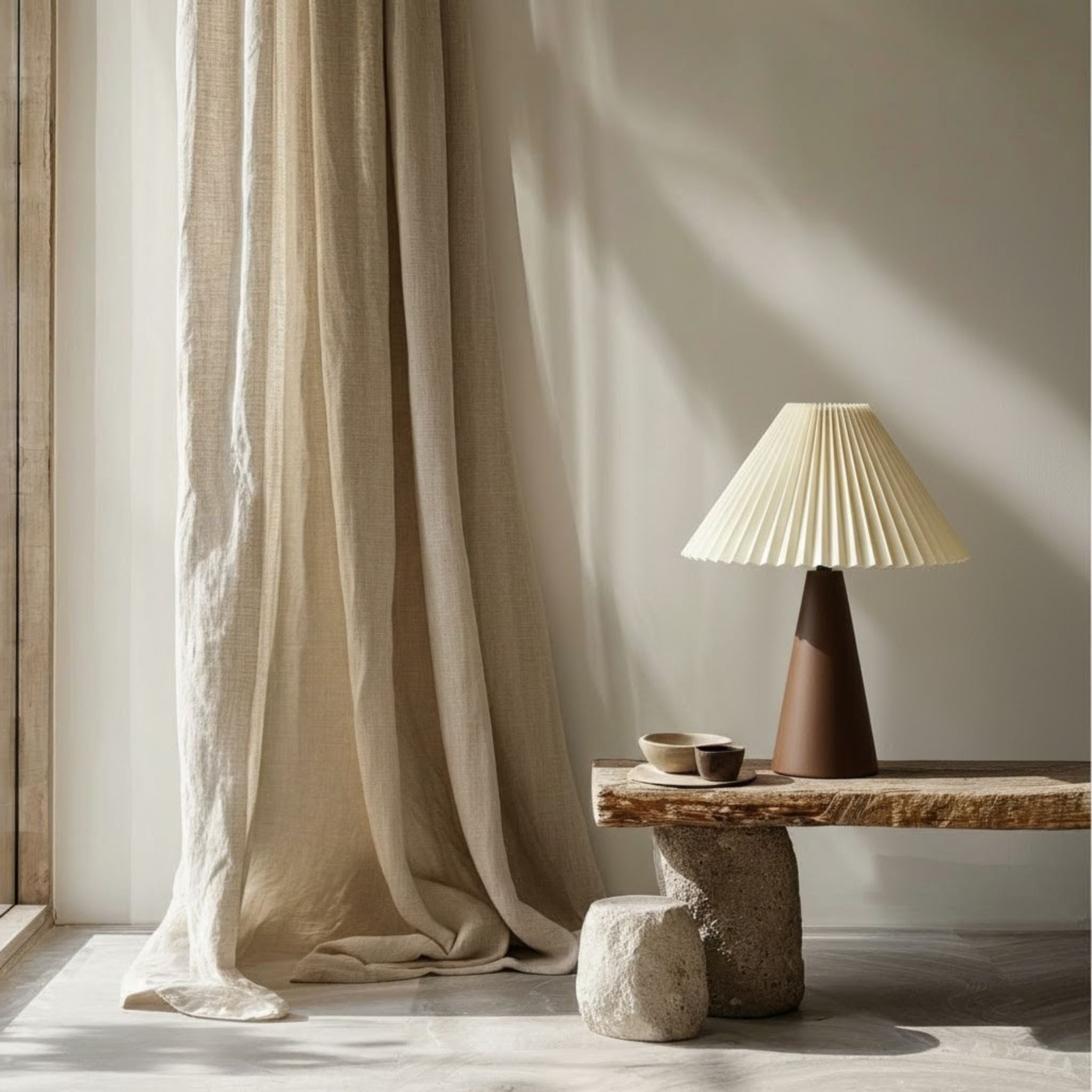 Pino Table Lamp | Scandinavian Design, Wooden Base