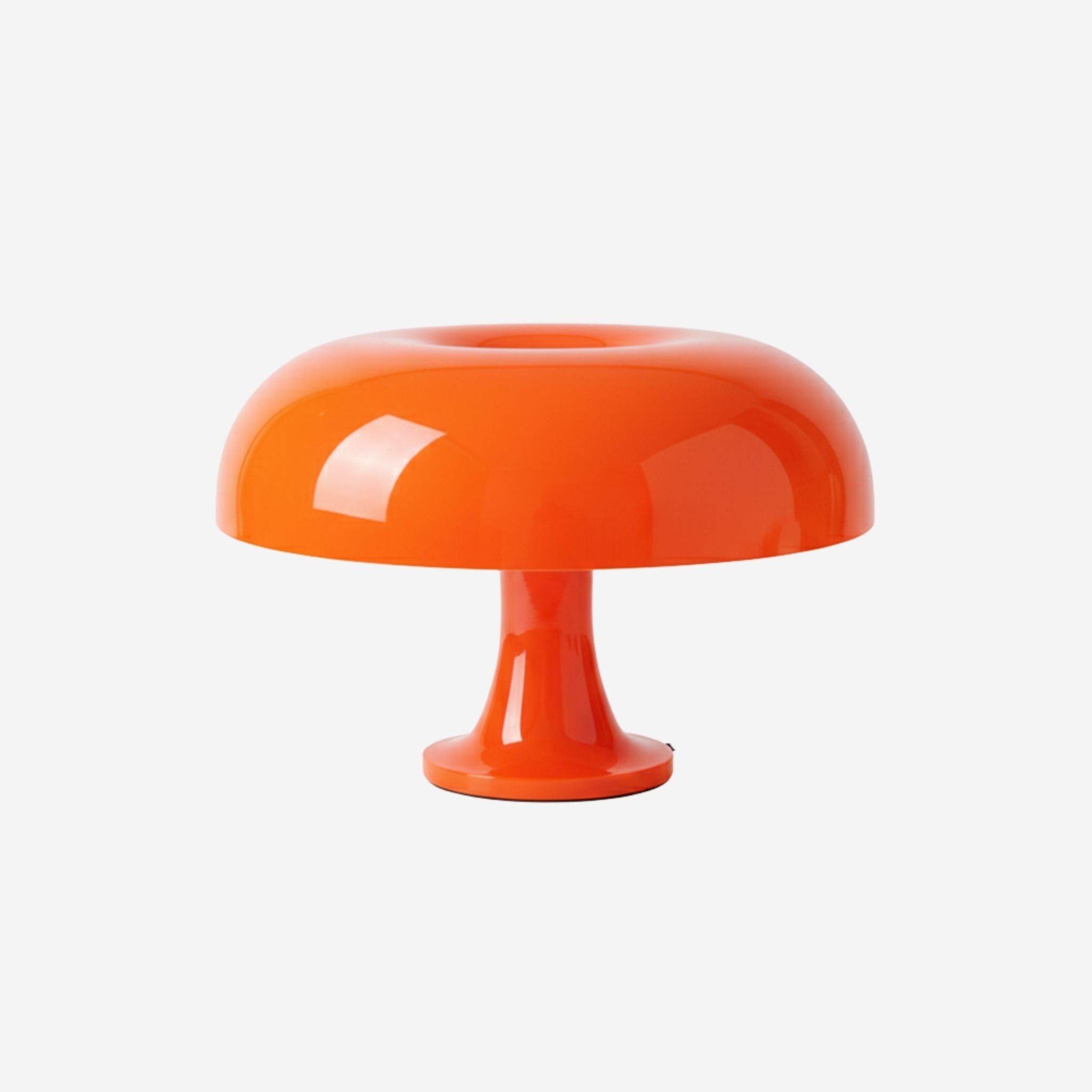 Bela Table Lamp | Retro Bauhaus Design, Glossy Orange Finish