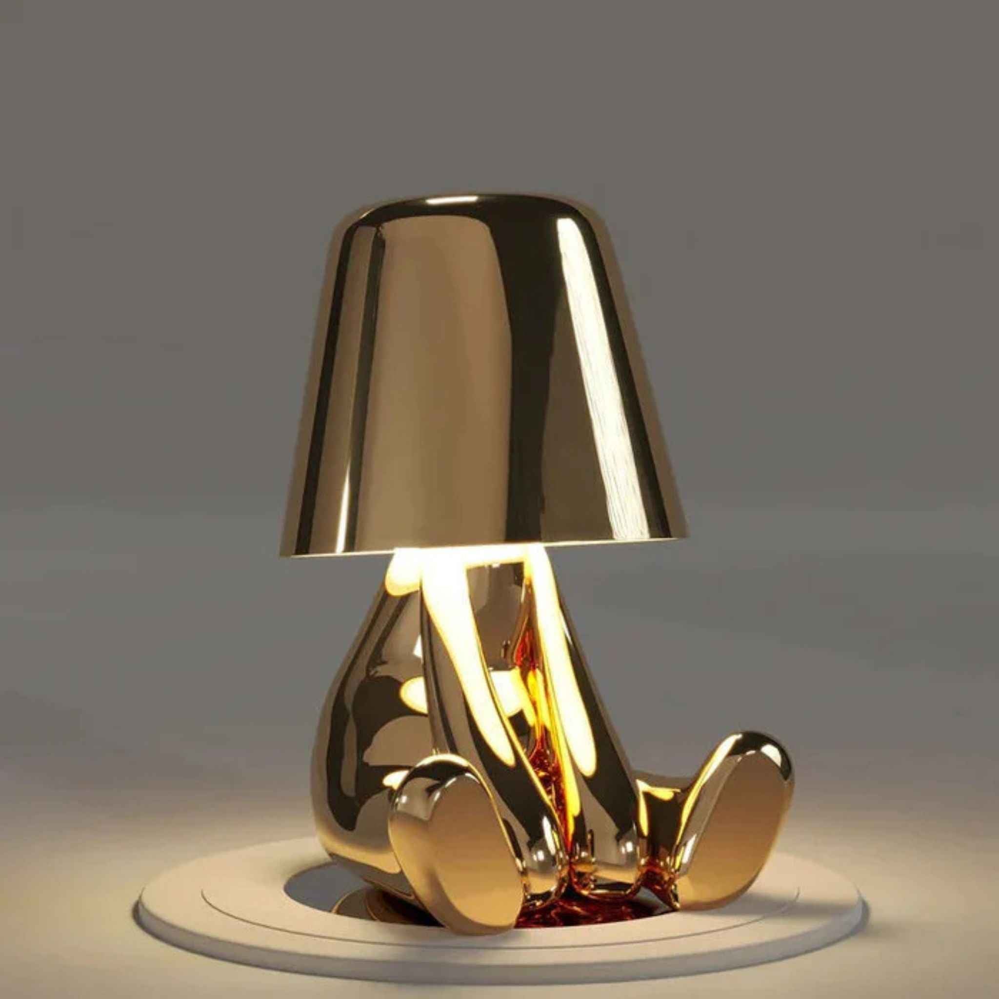 Bello Portable Table Lamp | Gold Finish, Wireless & Rechargeable
