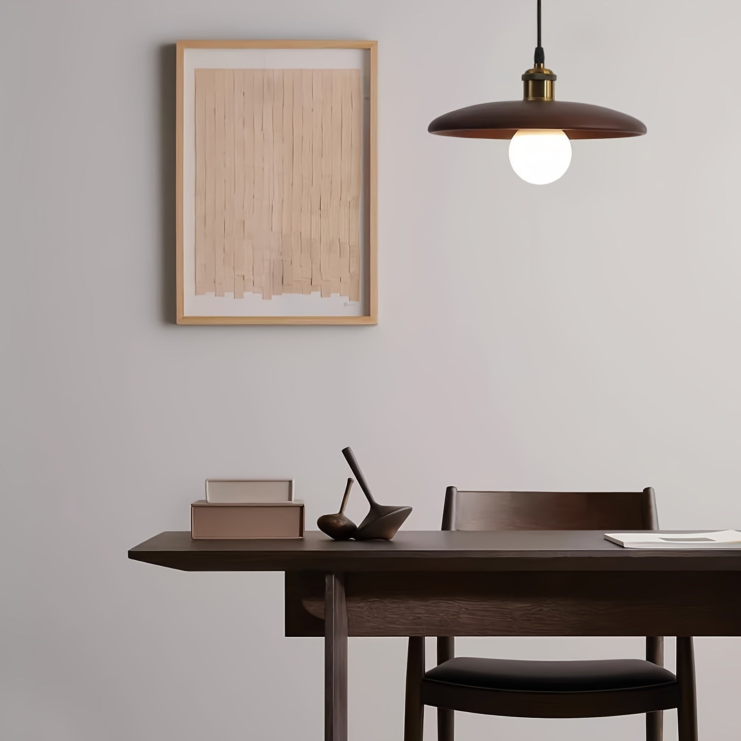 Boreal Pendant Light | Solid Wood, Adjustable Height
