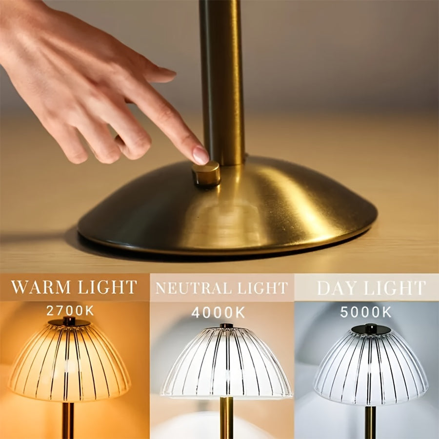 Bello Touch Table Lamp | Dimmable LED Light with Crystal Shade