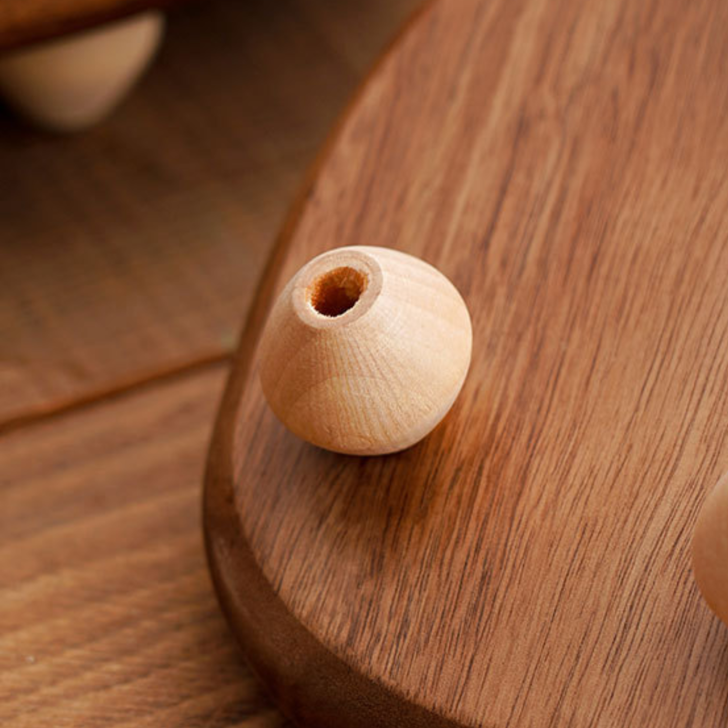 Bela Rustic Acacia Wood Tray | Elevated Design with Three Legs