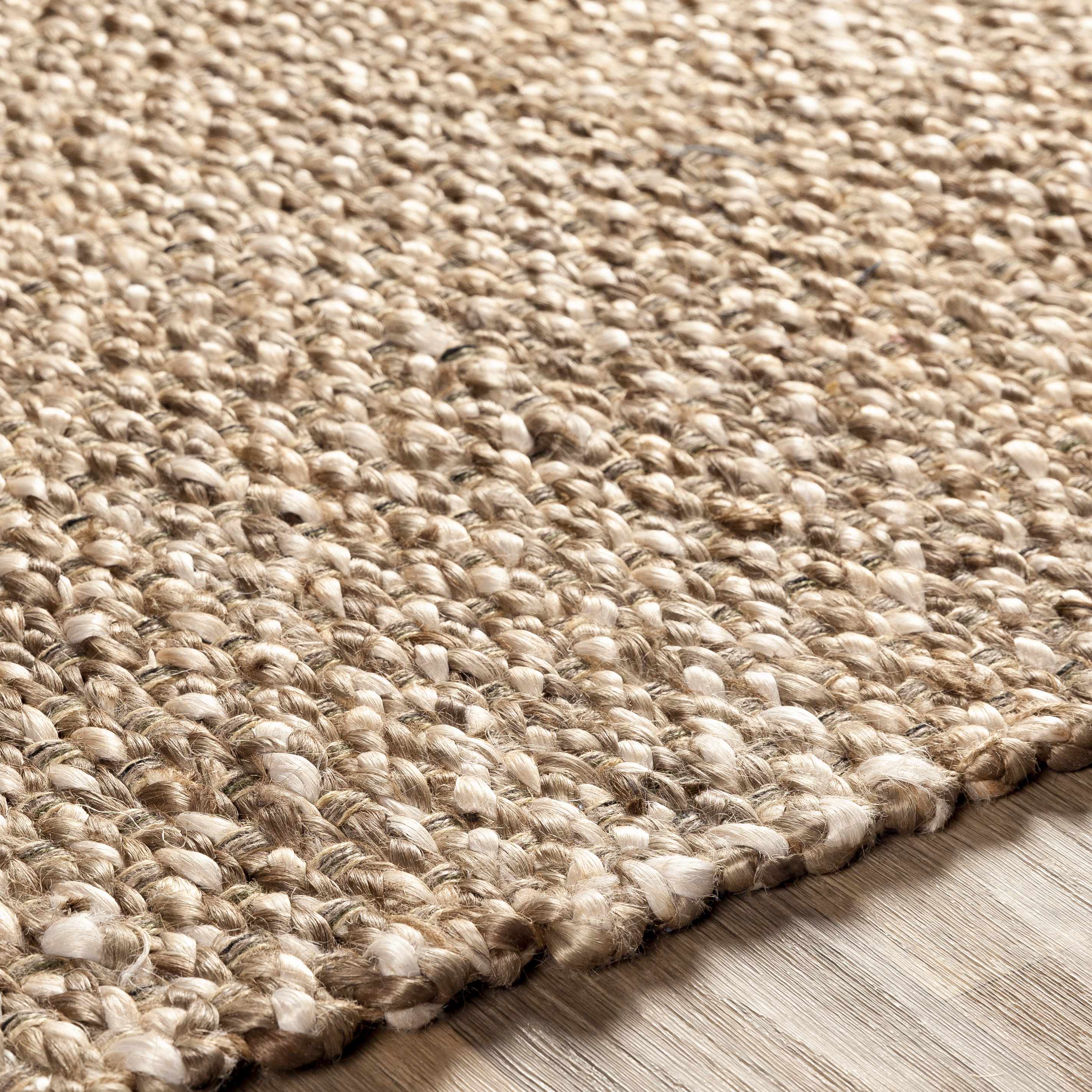Cairo Jute Rug Hand Woven Natural 100% Jute Contemporary Style