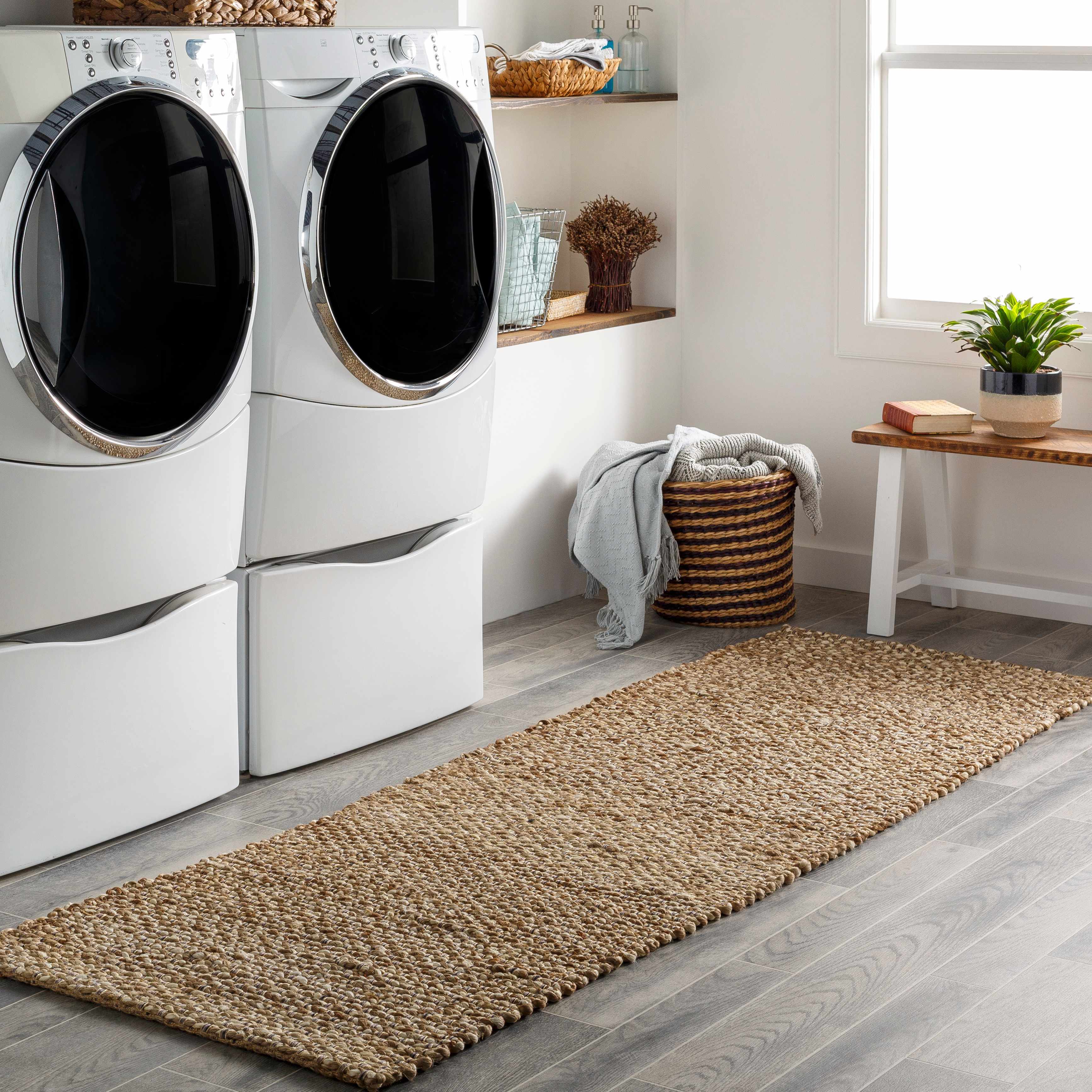 Cairo Jute Rug Hand Woven Natural 100% Jute Contemporary Style