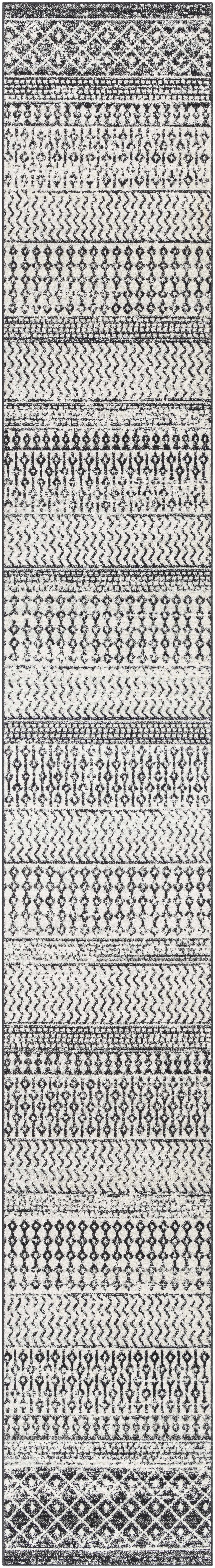 Belo Constantin Area Rug  Machine Woven, Black & White Design