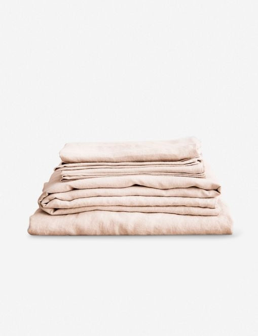 Bello Linen Sheet Set | 100% European Flax, Pre-Washed