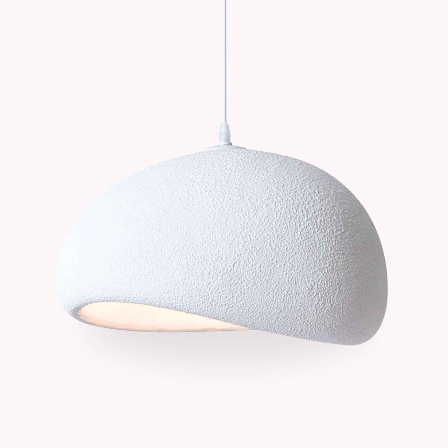 Serenity – Cream Wabi Sabi Ceiling Lamp 80cm - Cendre Home