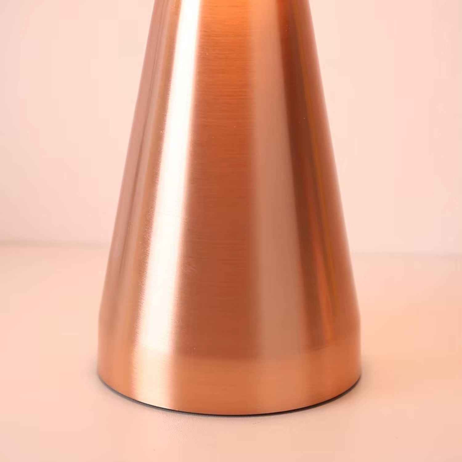 Aurora – Rose Gold Modern Rechargeable LED Table Lamp - Cendre Home
