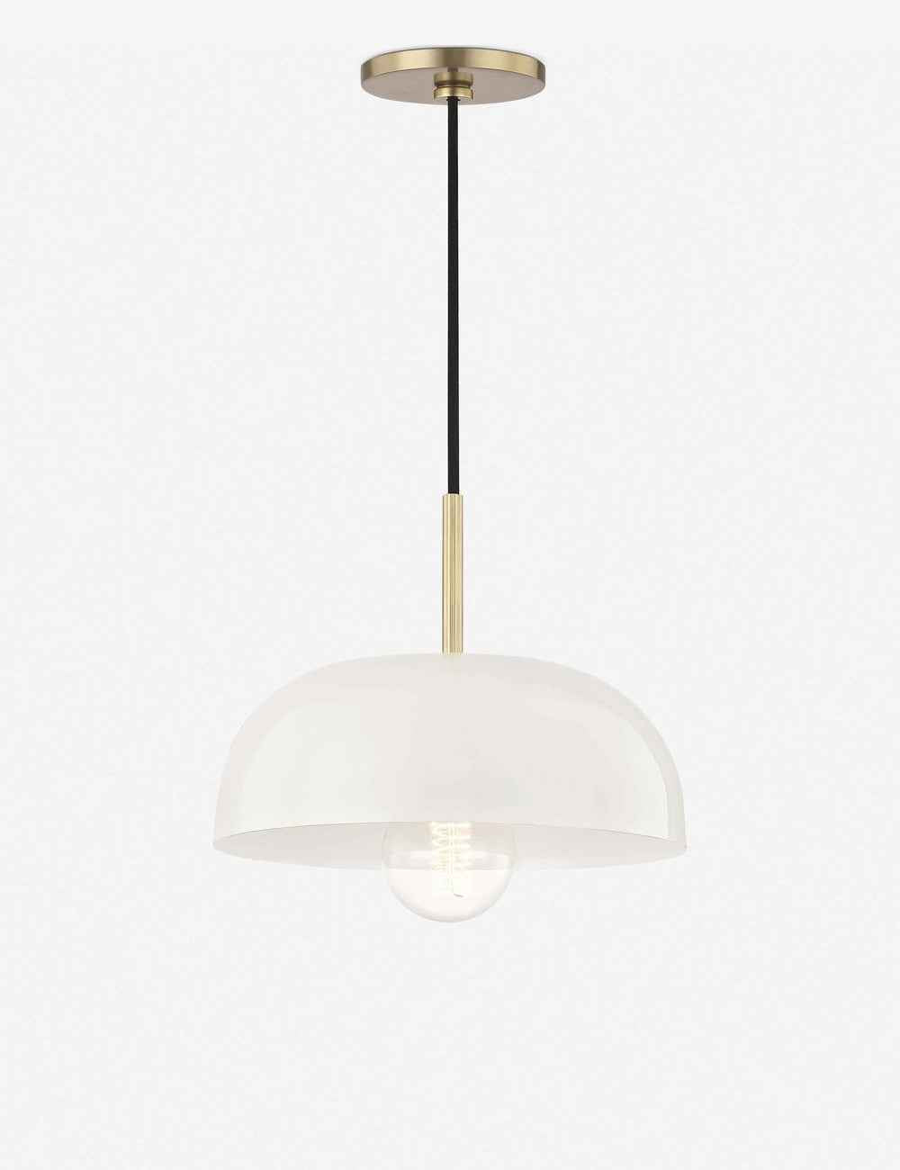 Dahlia Pendant Light | Lacquered Shade, Retro-Cool Design