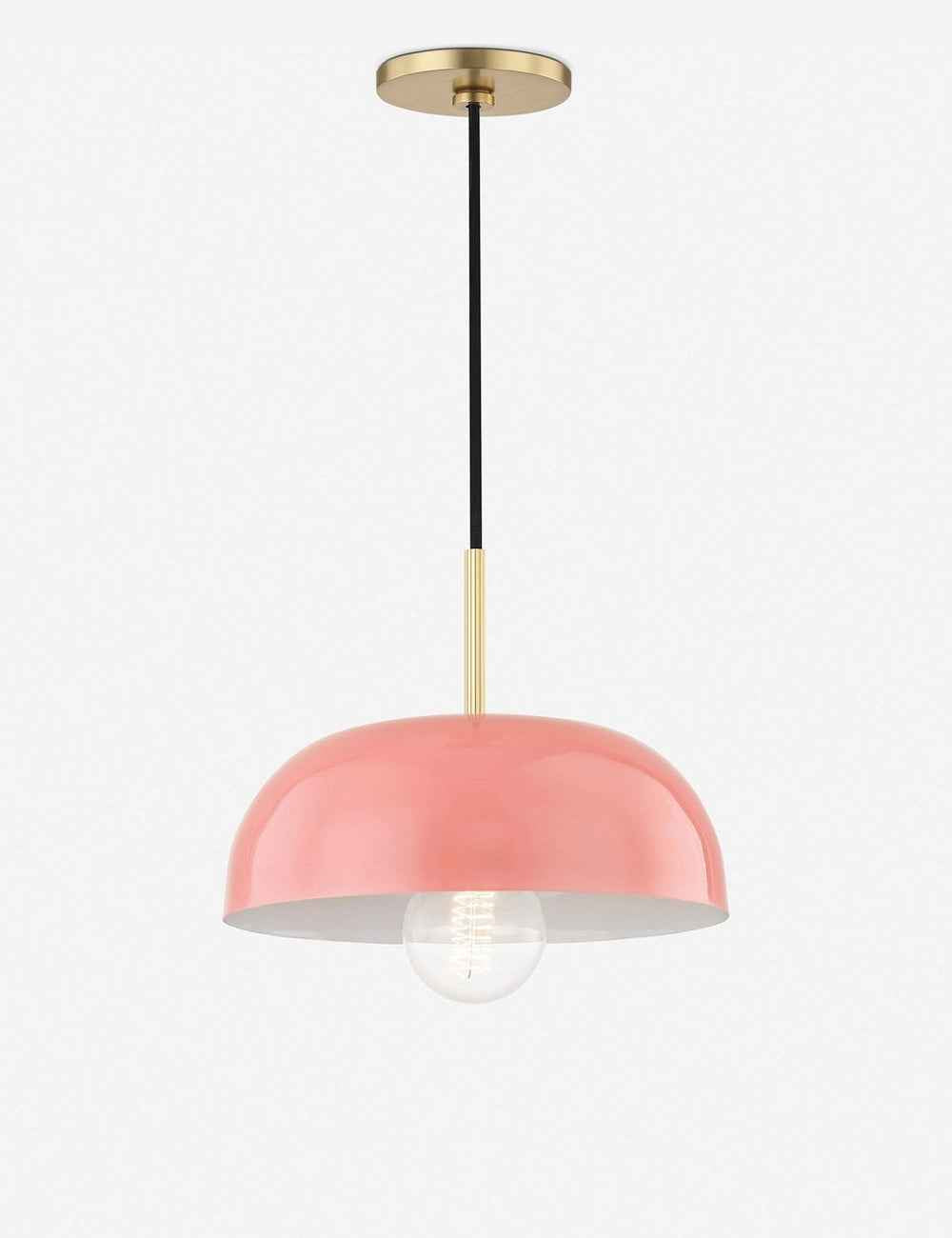 Dahlia Pendant Light | Lacquered Shade, Retro-Cool Design