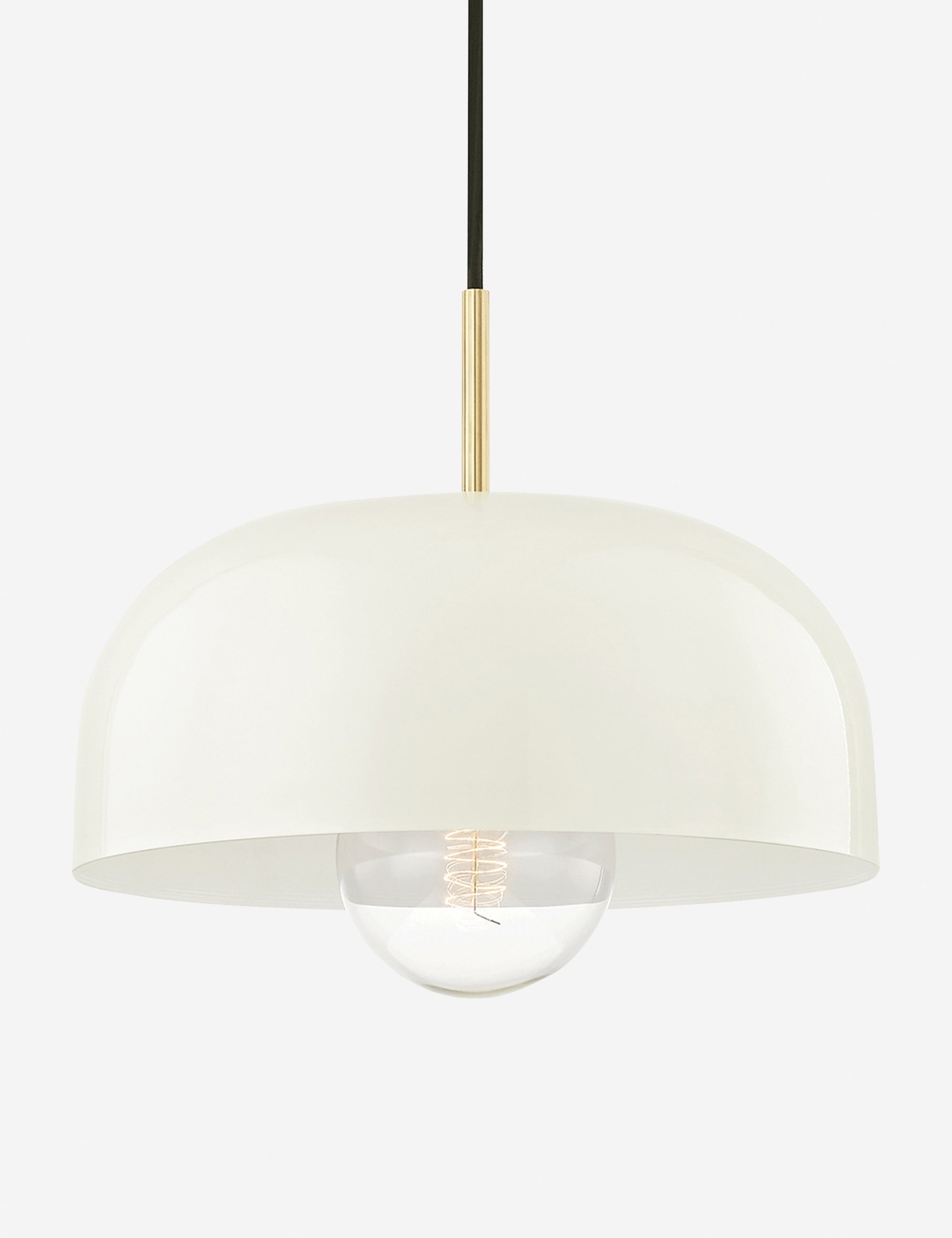 Dahlia Pendant Light | Lacquered Shade, Retro-Cool Design