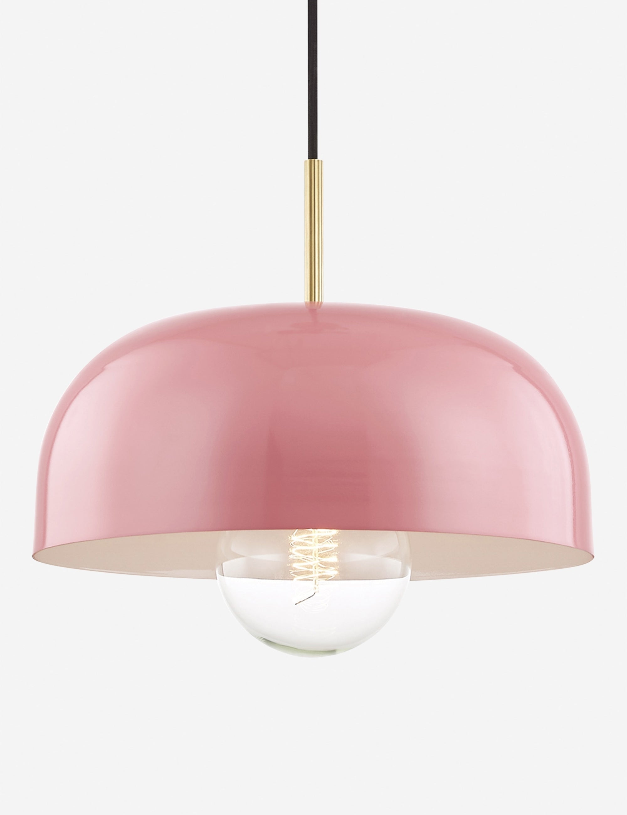 Dahlia Pendant Light | Lacquered Shade, Retro-Cool Design