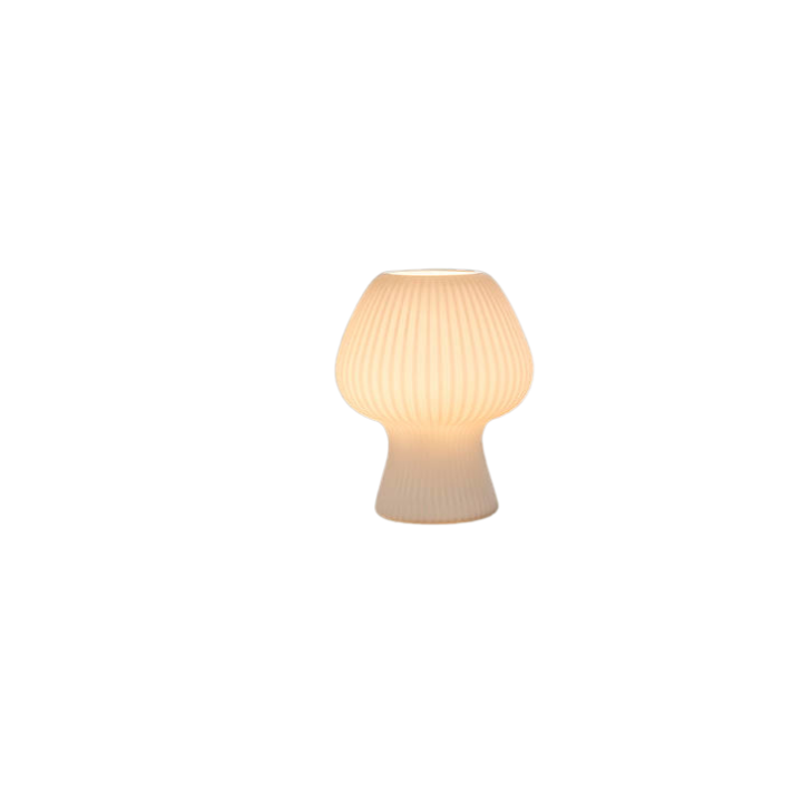 Bela Vintage Table Lamp | Ribbed Glass, Dimmable Glow