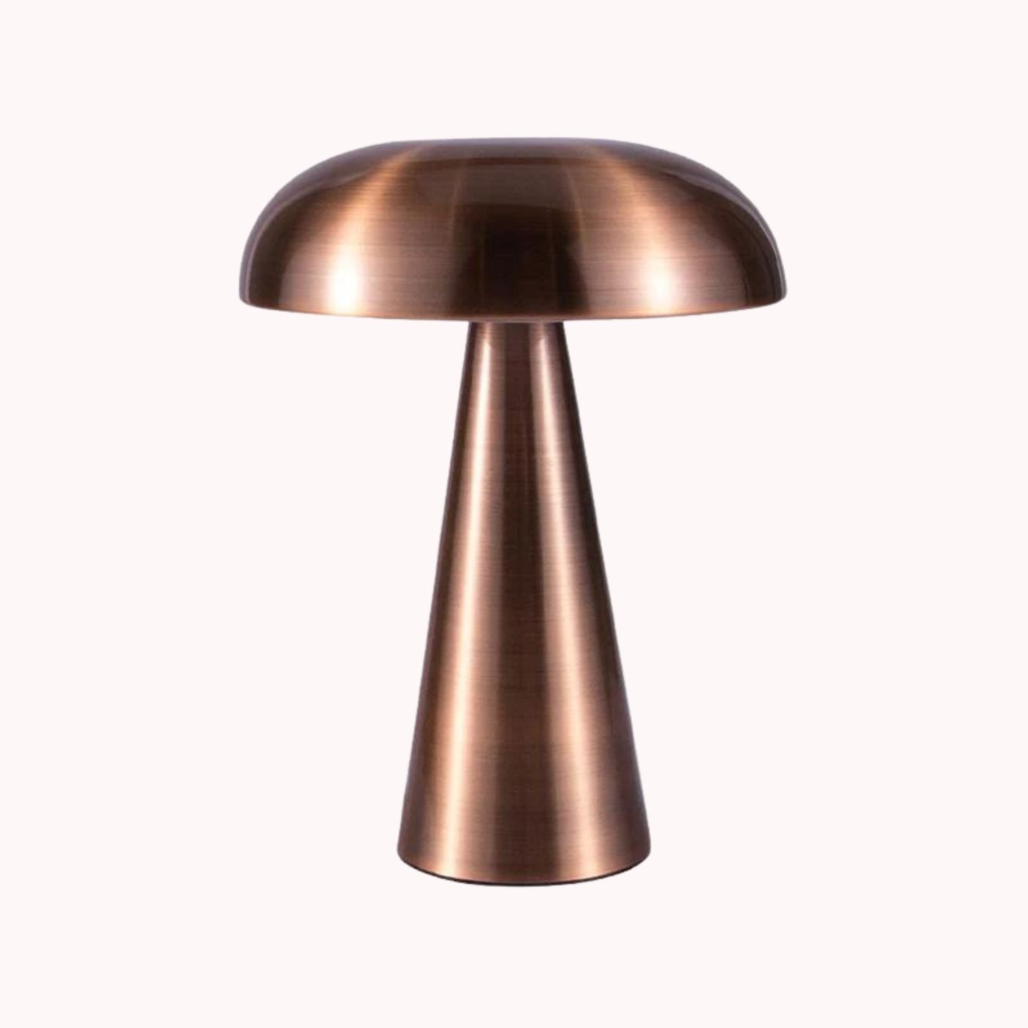 Aurora – Rose Gold Modern Rechargeable LED Table Lamp - Cendre Home