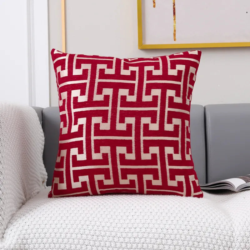 Luxe Jacquard Kussenhoes | Polyester/Katoenmix, 45x45cm