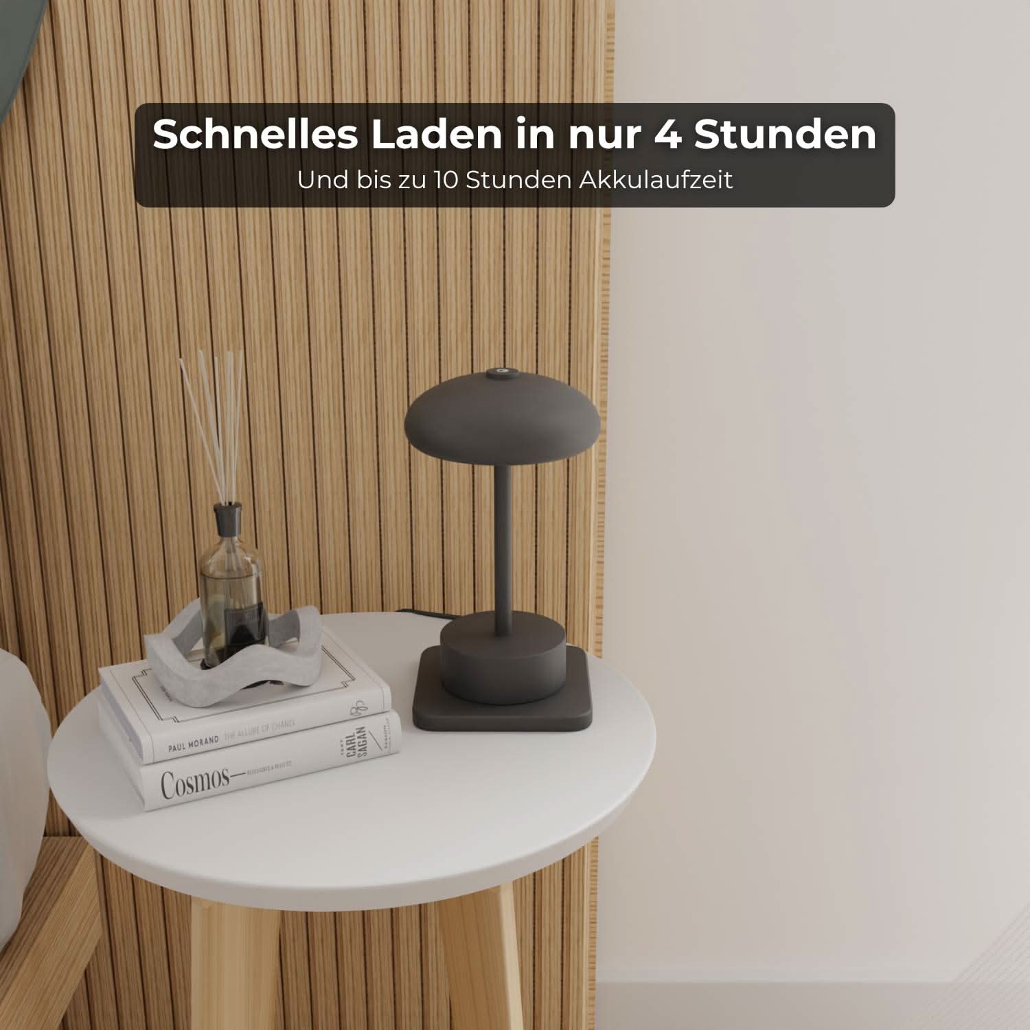 Bela Battery Table Lamp | Dimmable LED, IP54 Outdoor Use