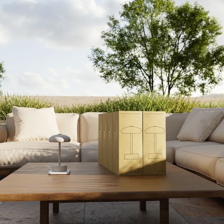 Bela Battery Table Lamp | Dimmable LED, IP54 Outdoor Use