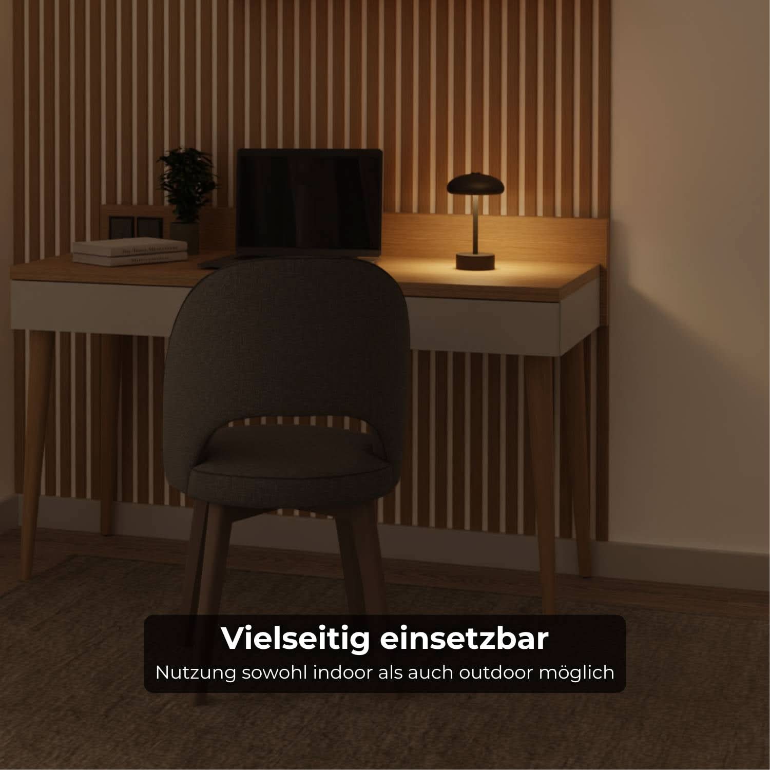 Bela Battery Table Lamp | Dimmable LED, IP54 Outdoor Use