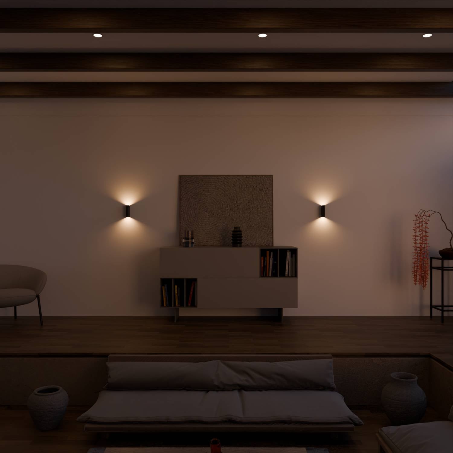 Elara Wall Light | Warm White 2700K, IP54 Rated