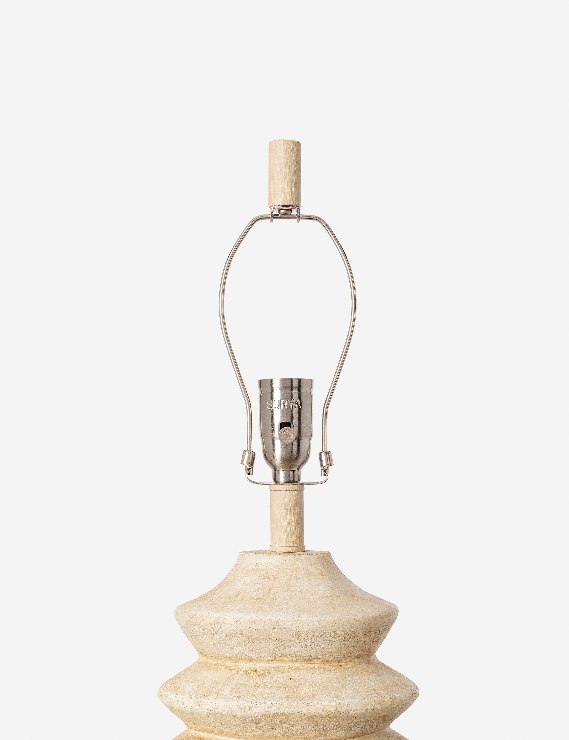 Zara Table Lamp | Ridged Silhouette, Rustic Finish