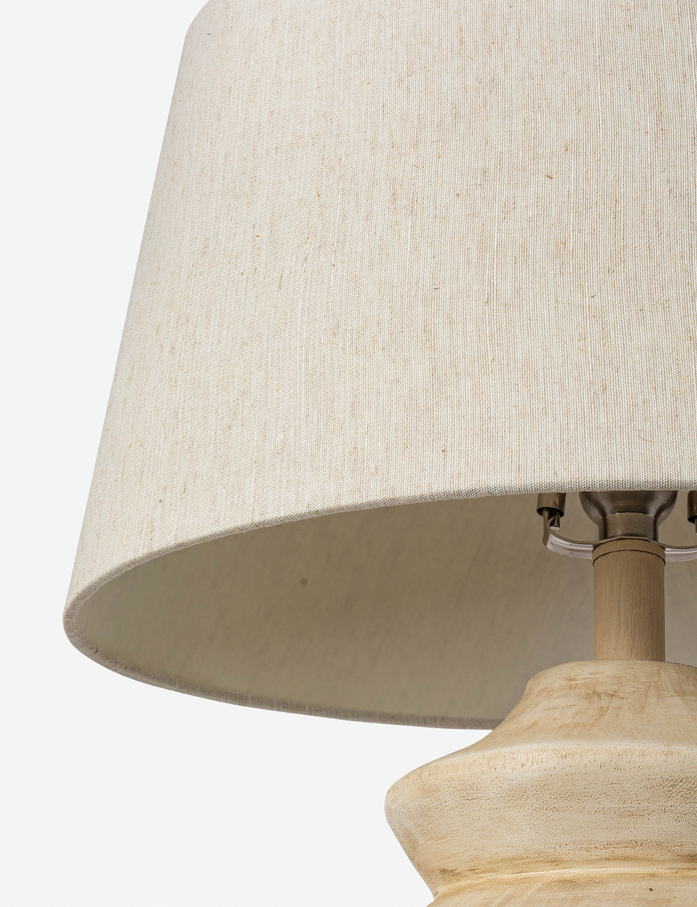 Zara Table Lamp | Ridged Silhouette, Rustic Finish