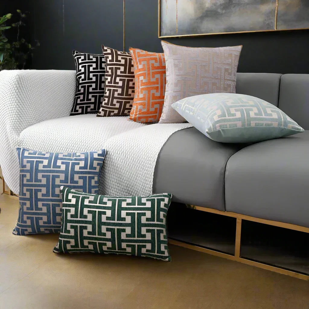 Luxe Jacquard Kussenhoes | Polyester/Katoenmix, 45x45cm