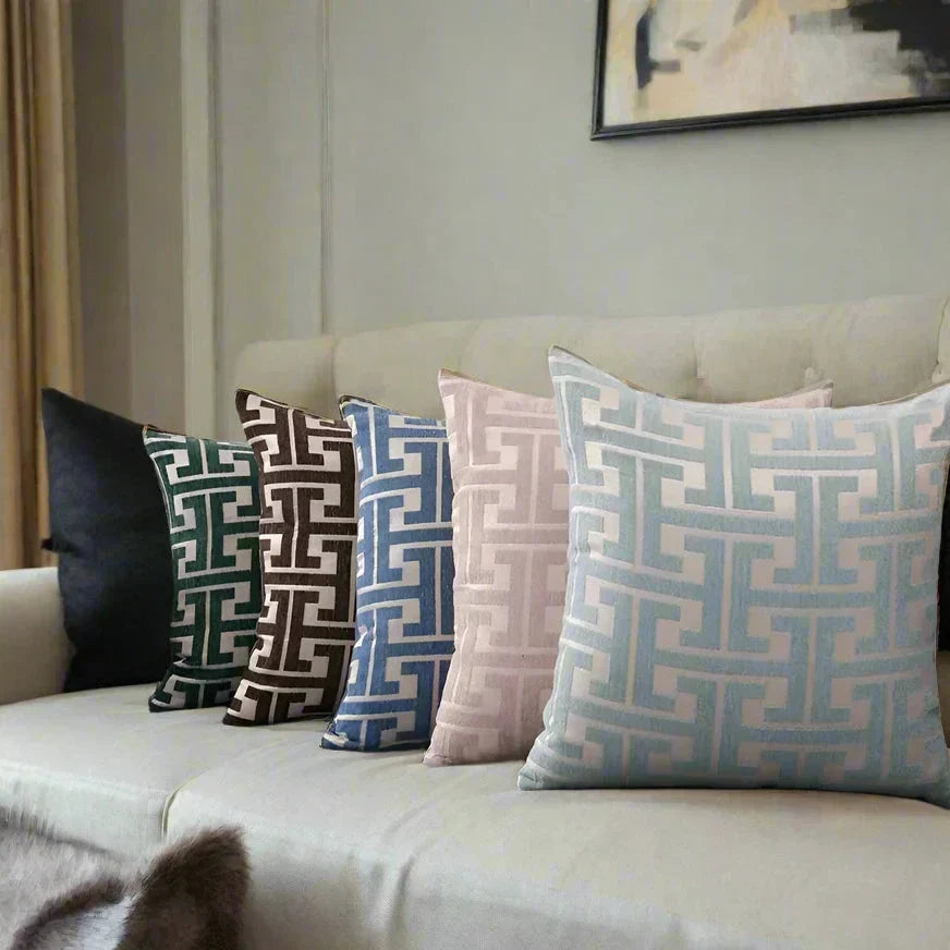 Luxe Jacquard Kussenhoes | Polyester/Katoenmix, 45x45cm